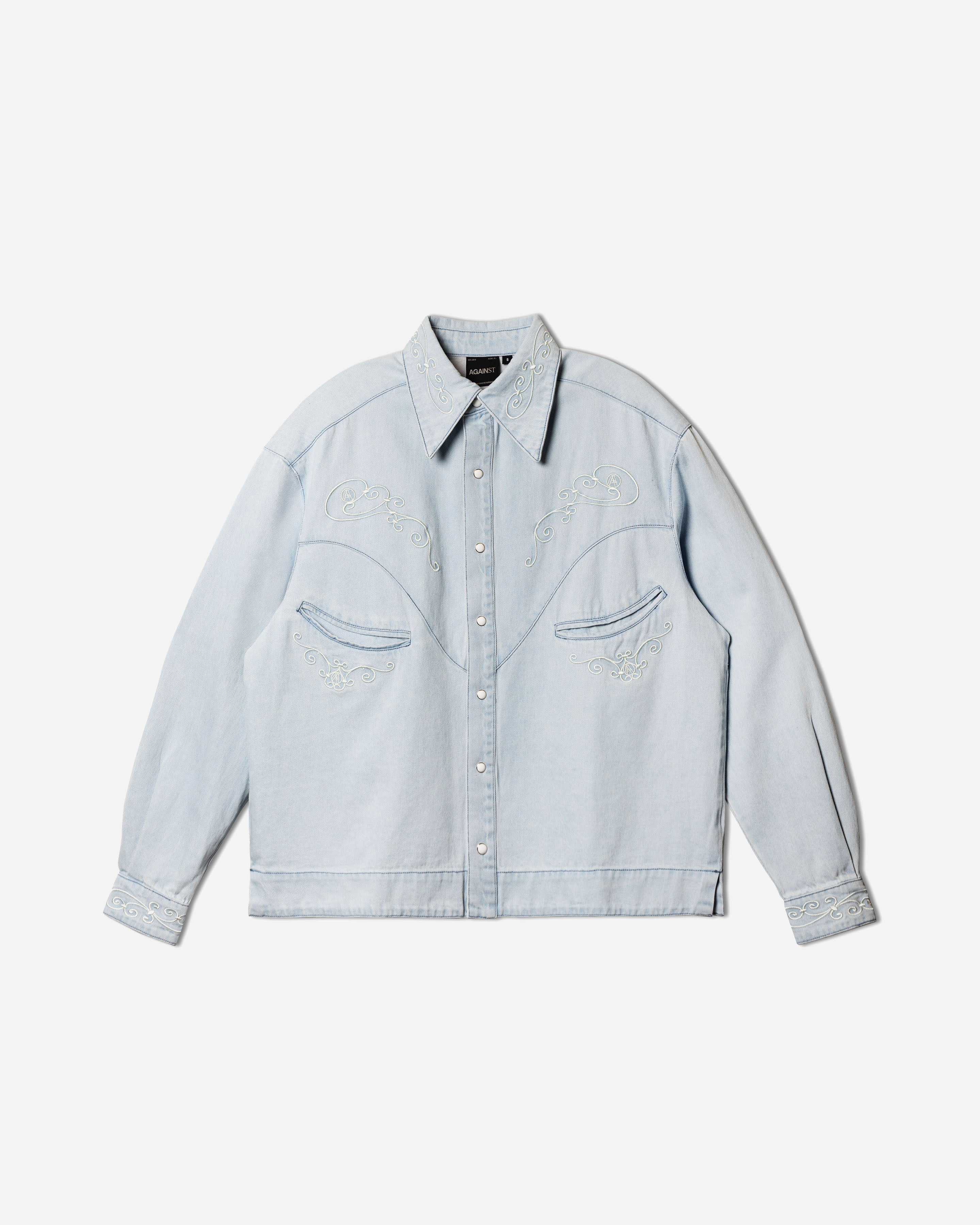 DENIM COWBOY L/S DAME SHIRT