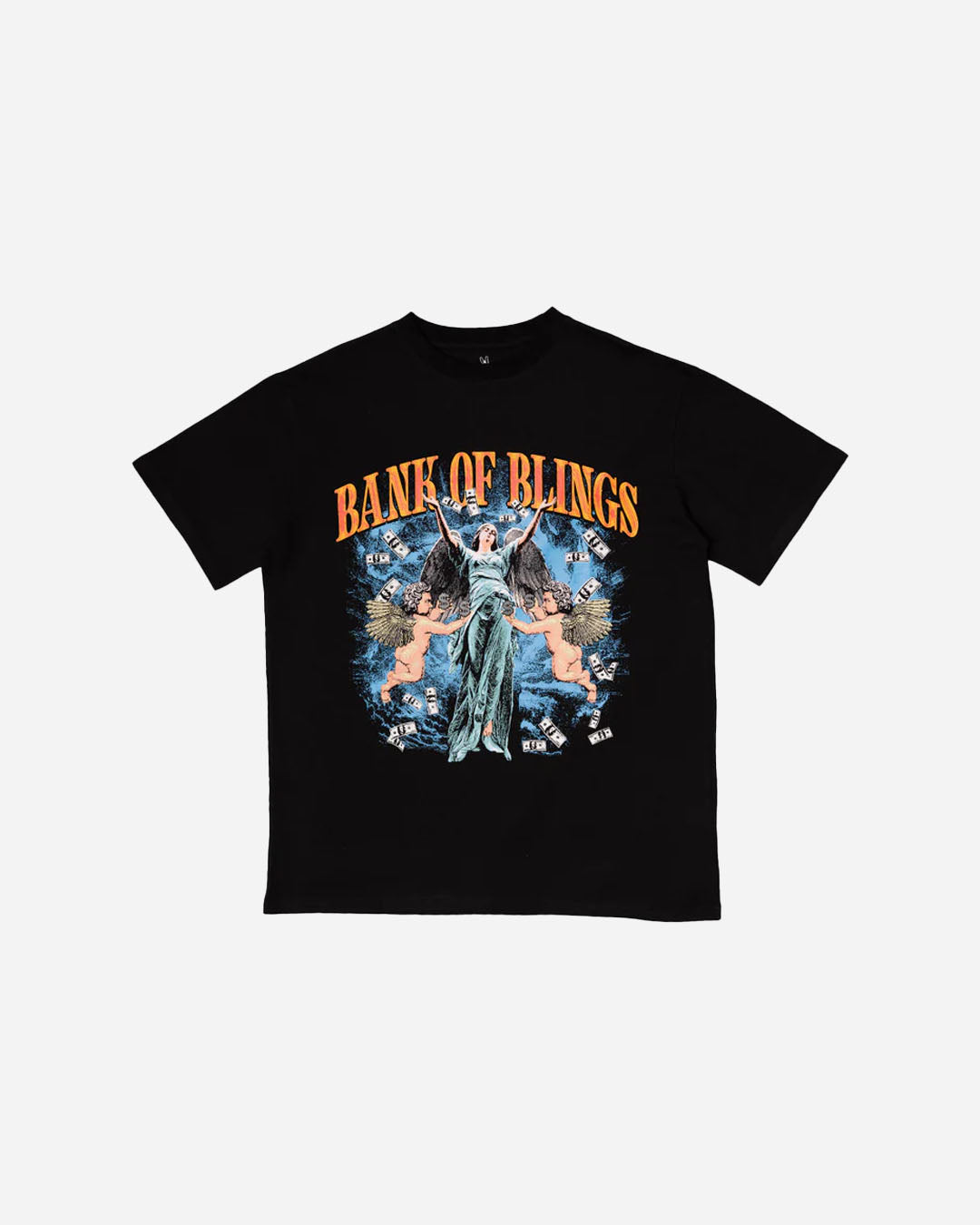 BANK OF BLING BLACK TEE