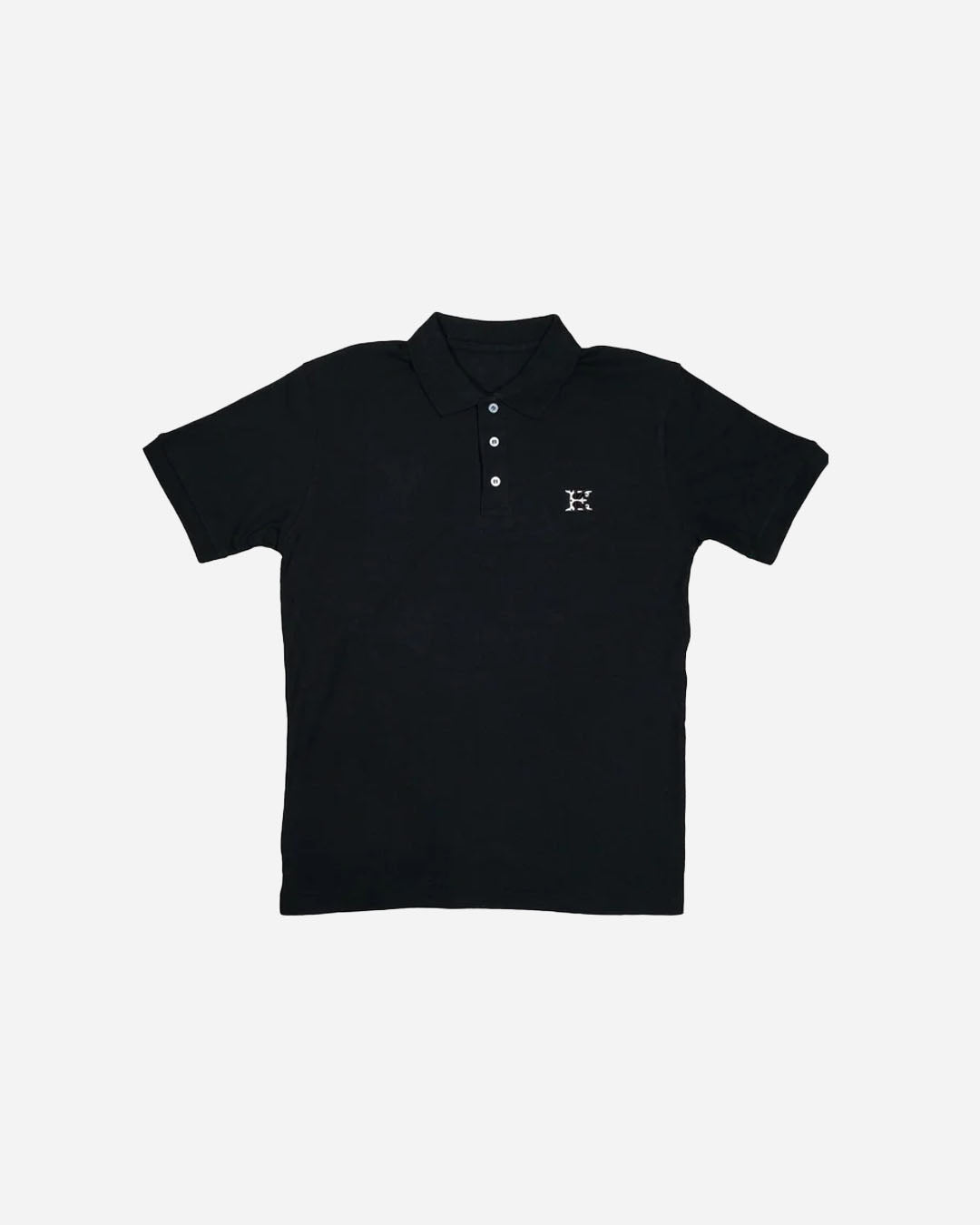 EK LOGO POLO TEE BLACK