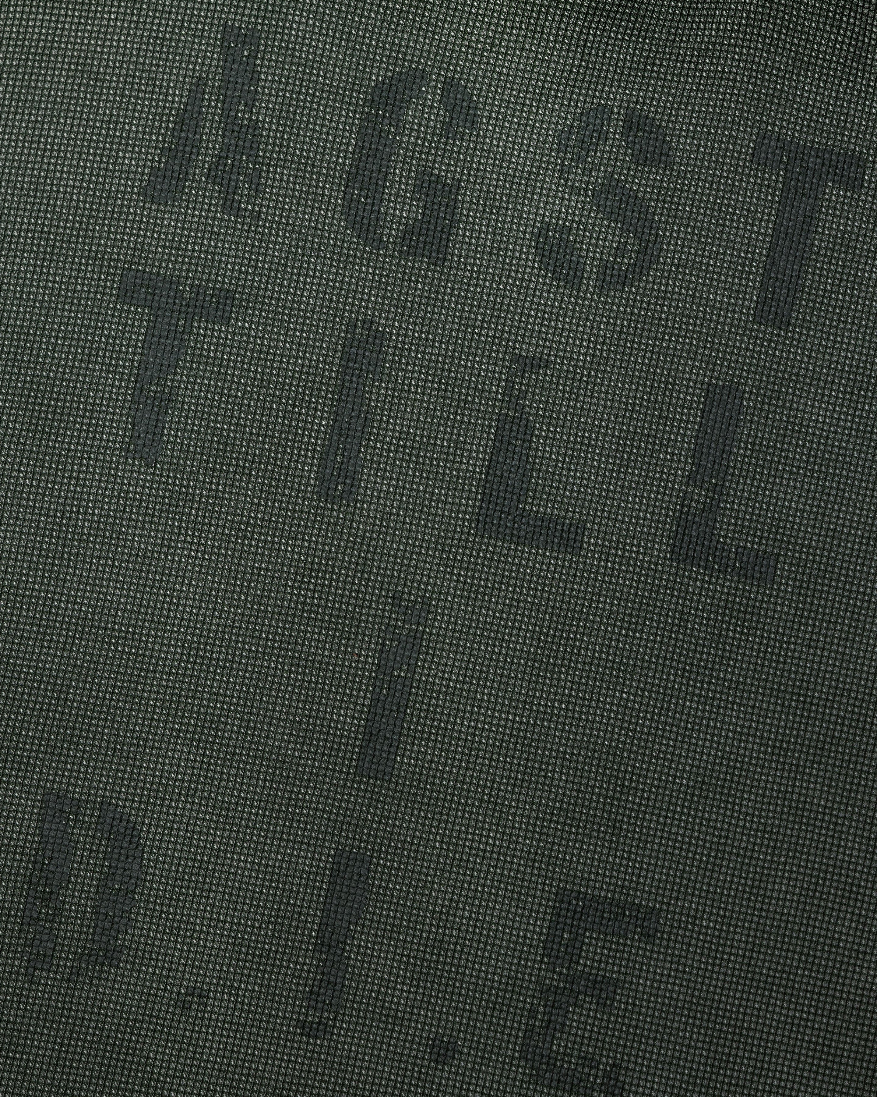 WAFFLE A.F. BOXY TEE WASHED GREEN