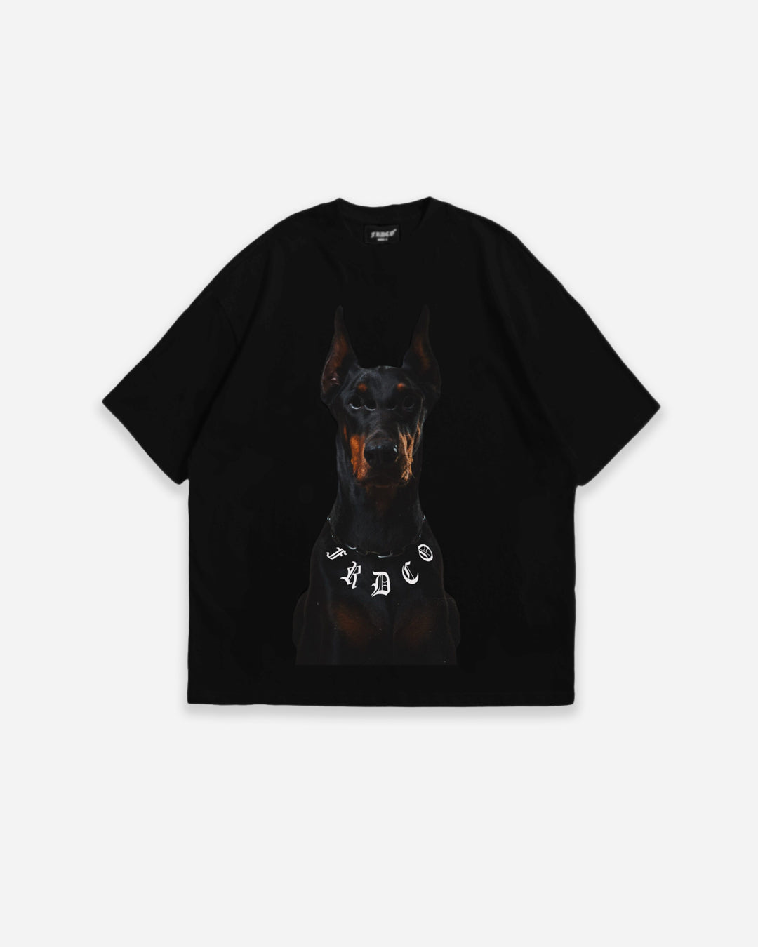 DOG HEAD LOGO TEE BLACK