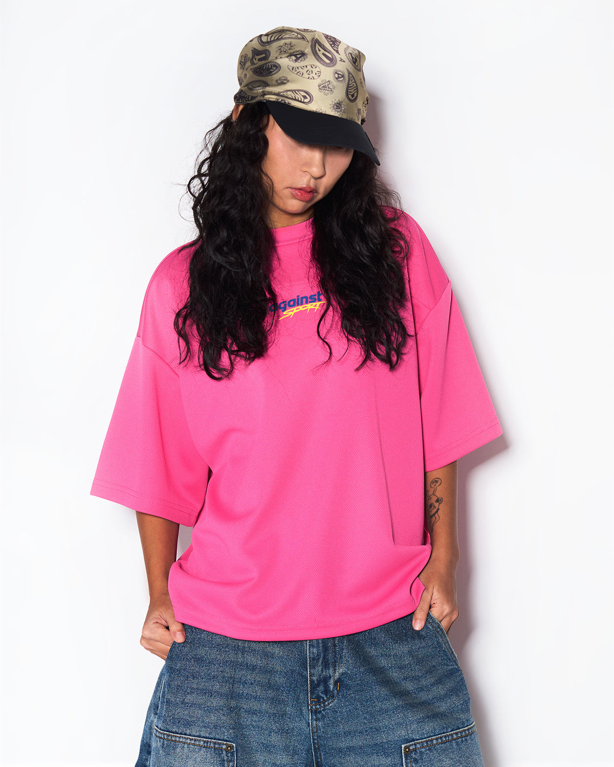 SPORT MESH JERSEY PINK