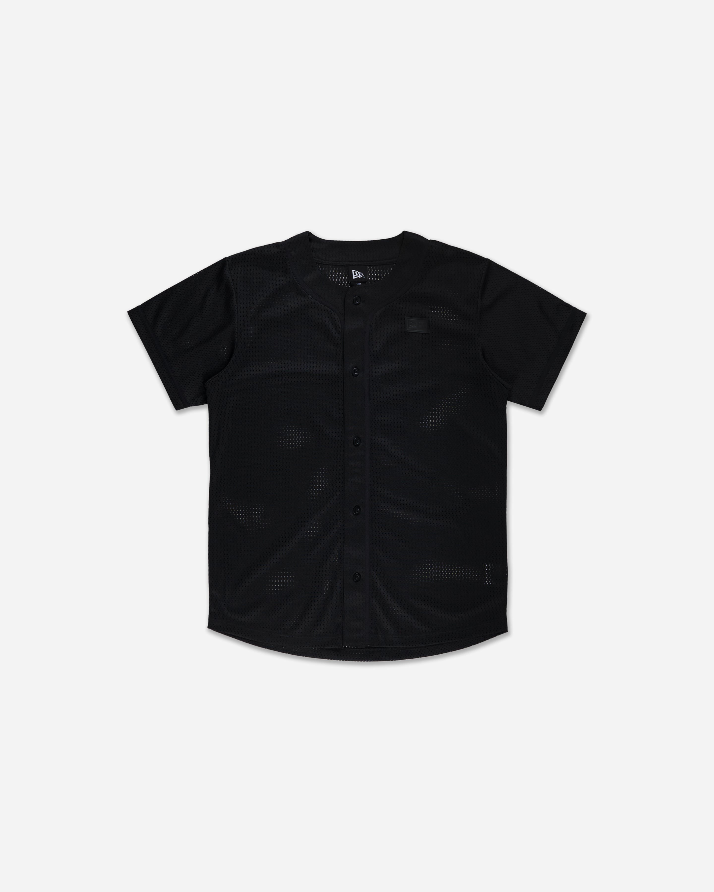 DARK 90S BLACK BASEBALL JERSEY