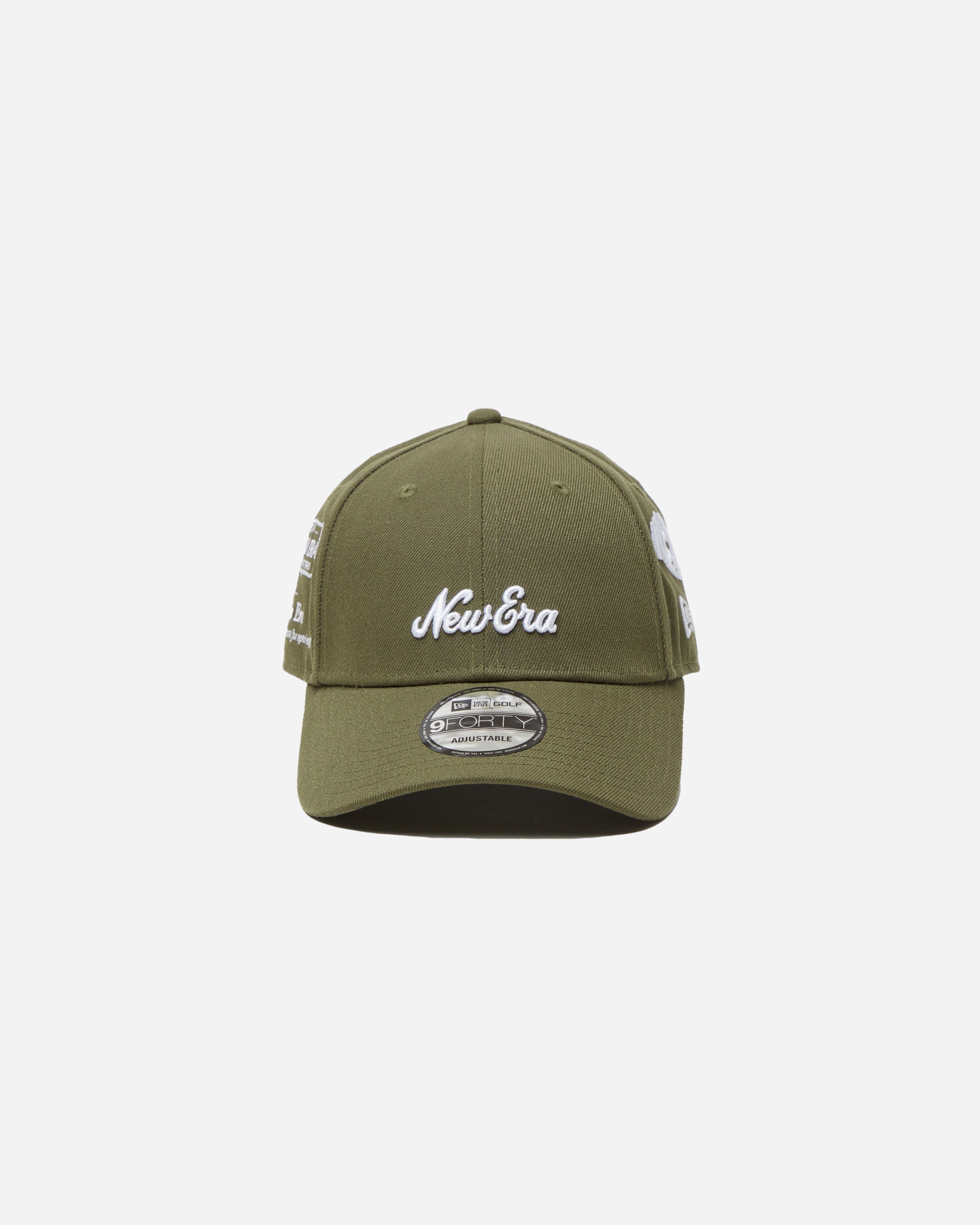 9FORTY GOLF ARCHIVE LOGO OLIVE ADJUSTABLE