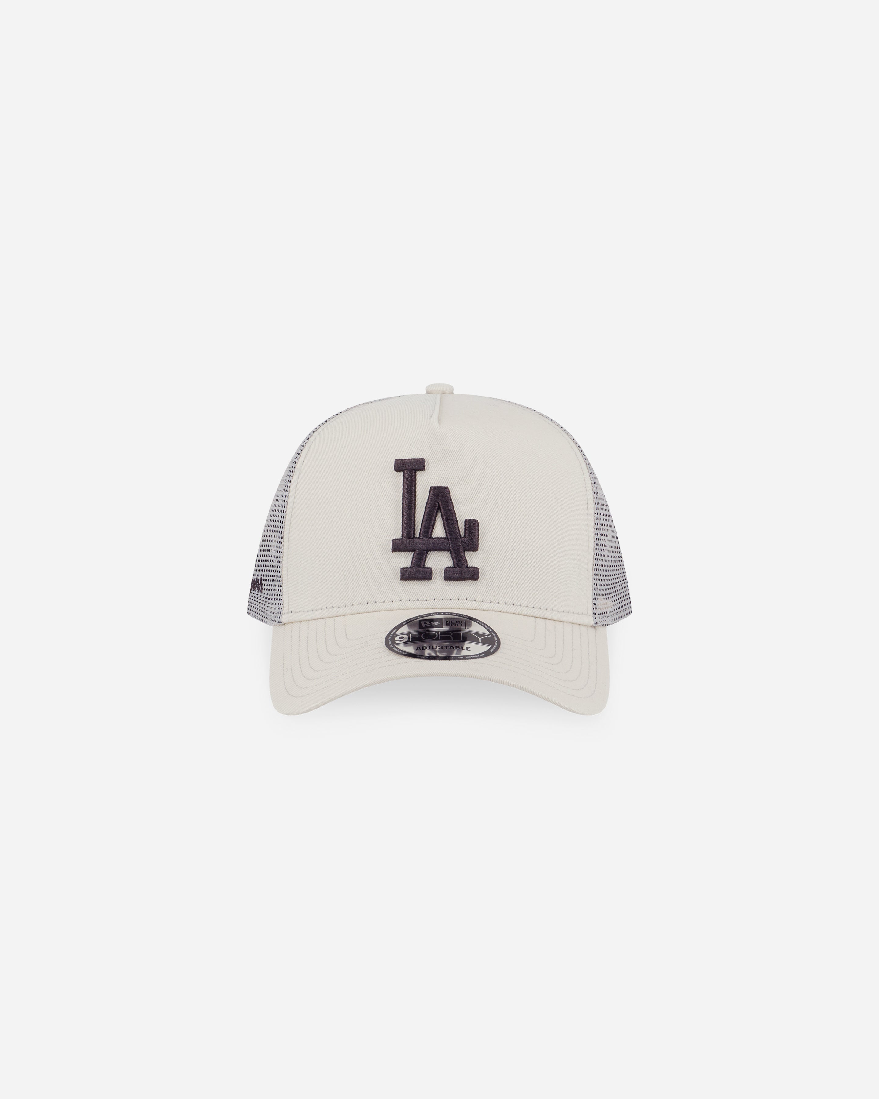 9FORTY A-FRAME TRUCKER LOS ANGELES DODGERS COLOR ERA LIGHT CREAM SNAPBACK