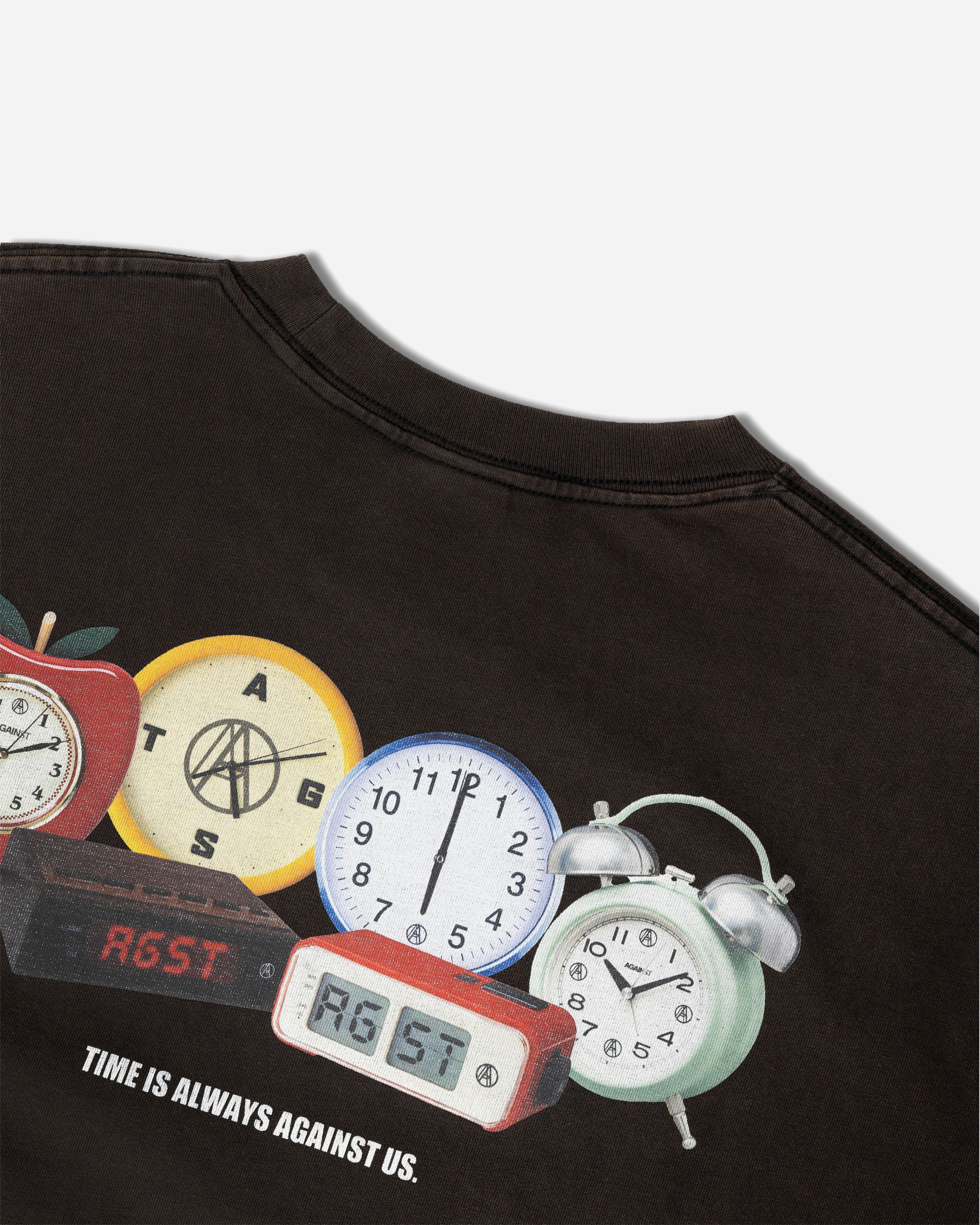 NOW OR NEVER TEE WASHED BROWN