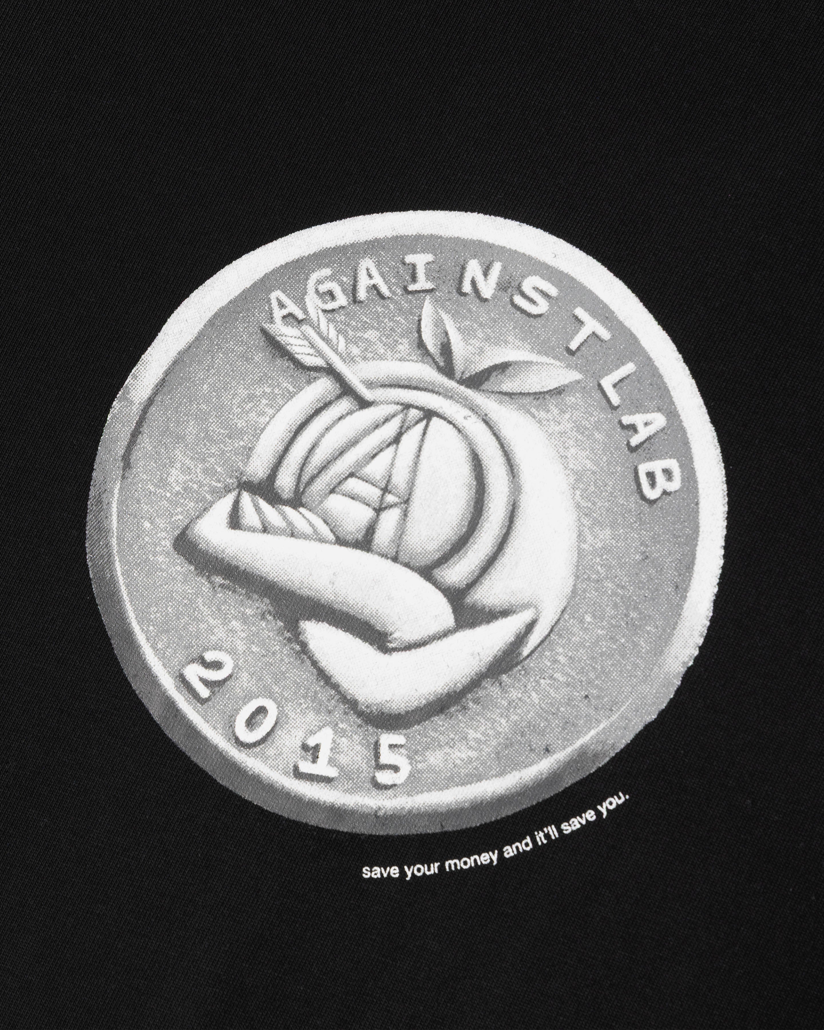 A-MAN COIN TEE BLACK