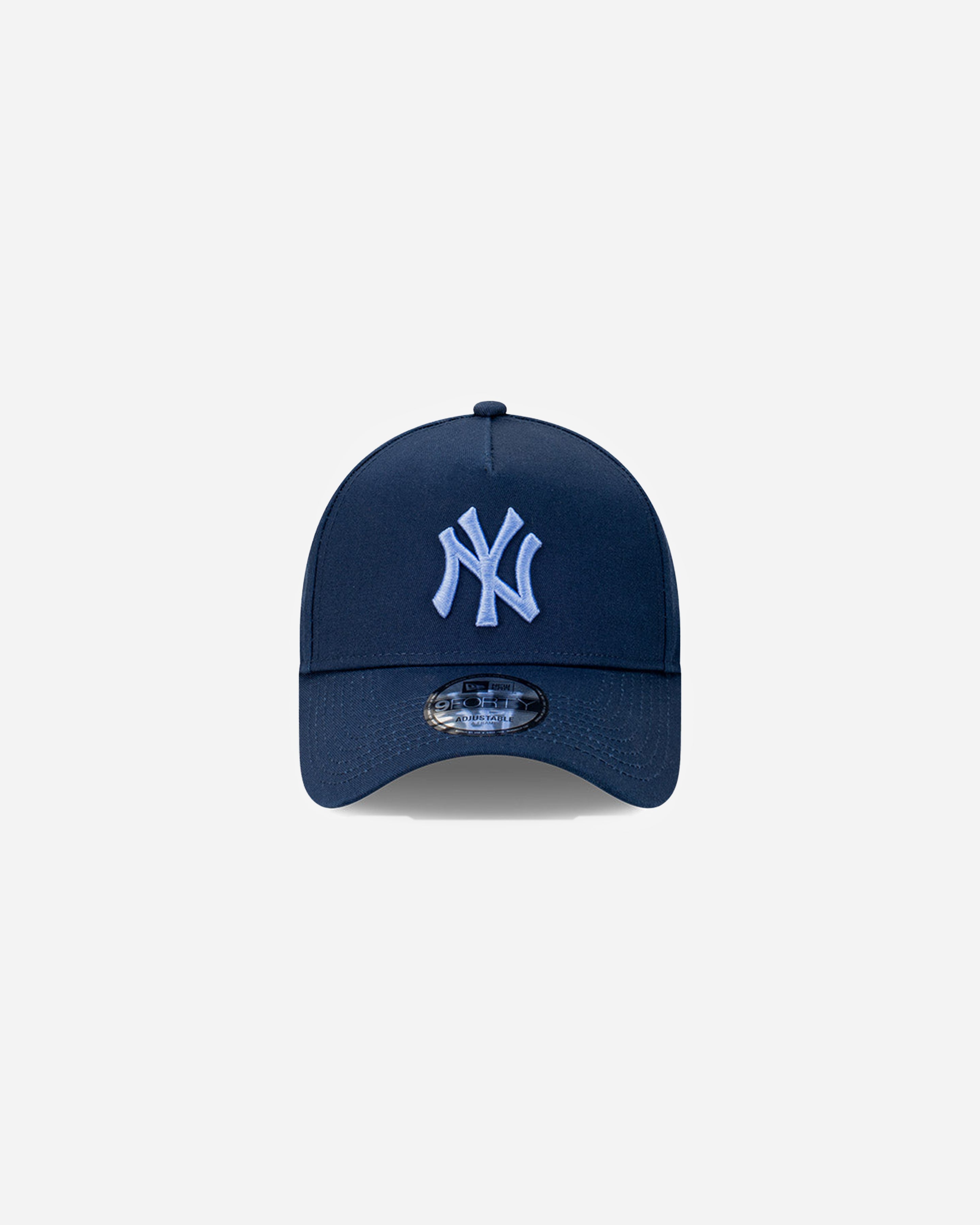 9FORTY A-FRAME NEW YORK YANKEES MIDNIGHT ICE OCEANSIDE BLUE SNAPBACK