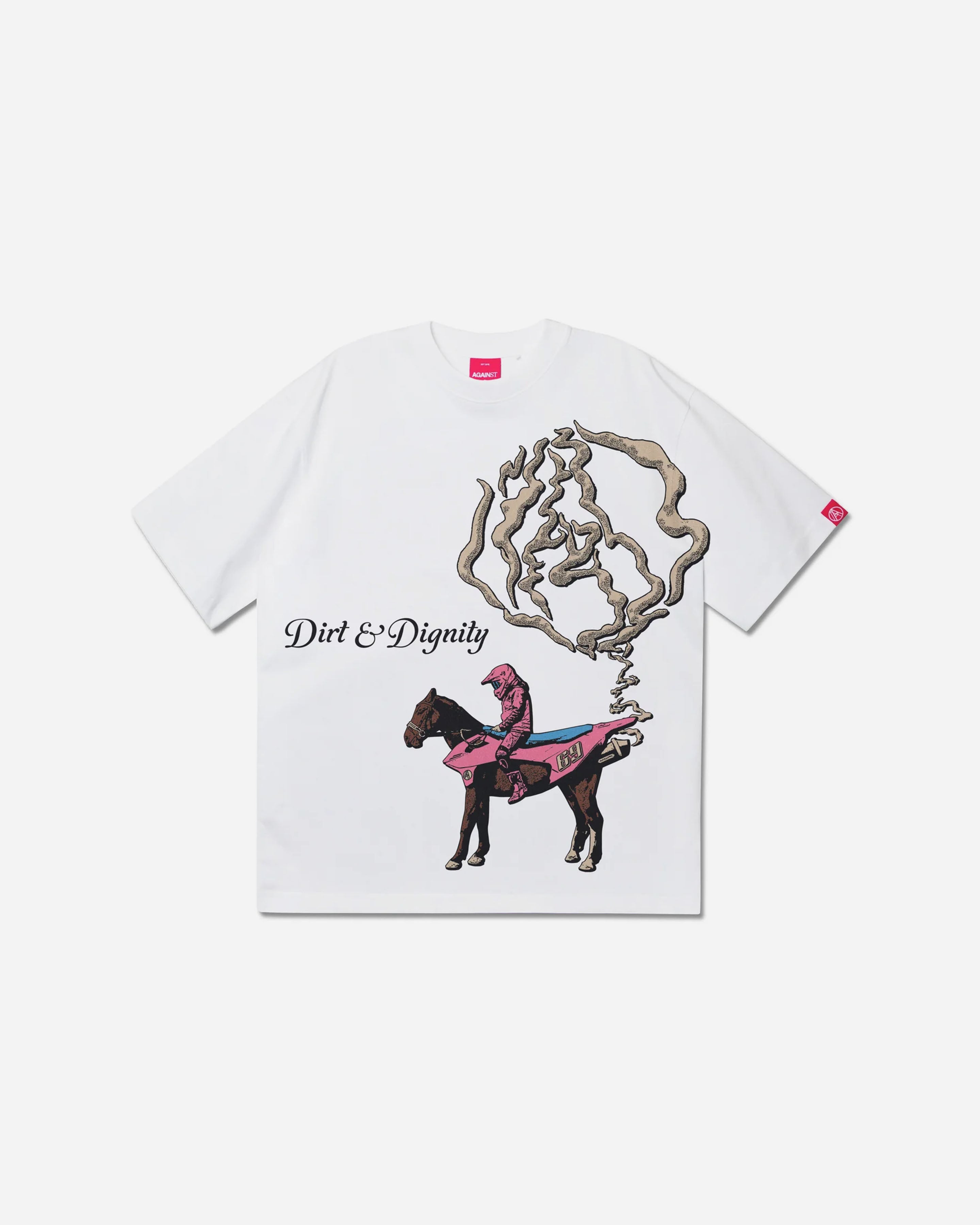 DIRT & DIGNITY TEE WHITE