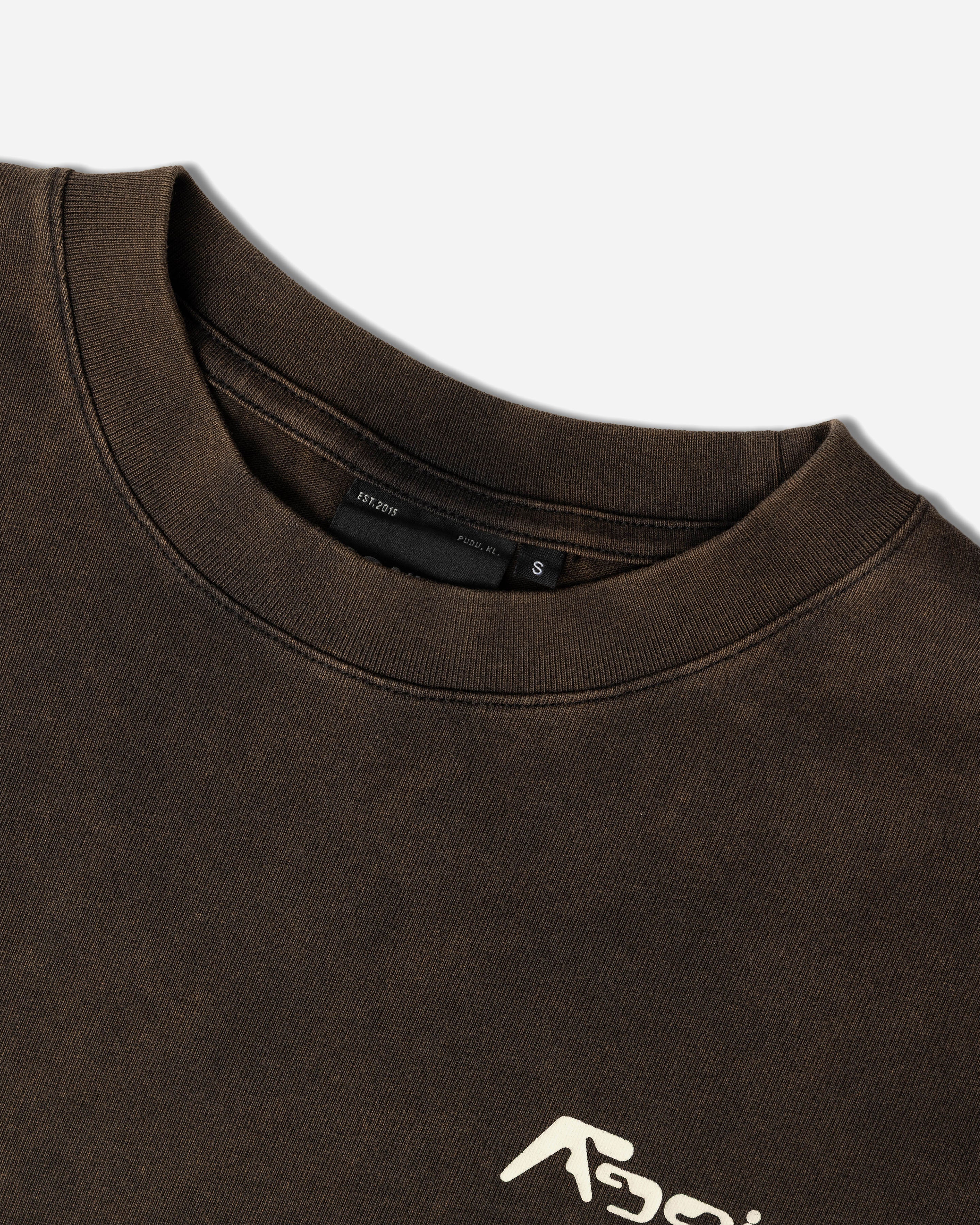 AFACTS TEE WASHED BROWN