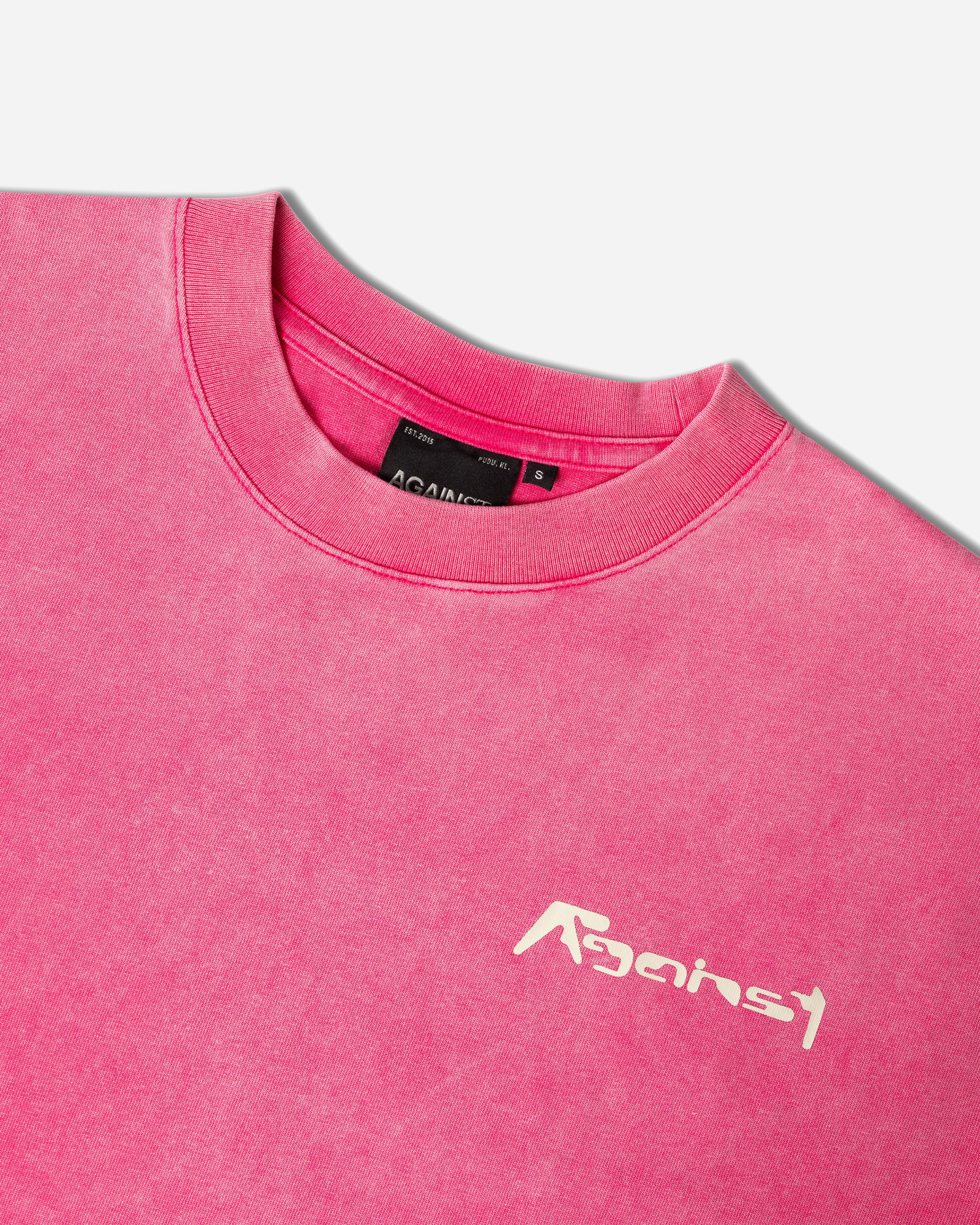 AFACTS TEE WASHED PINK