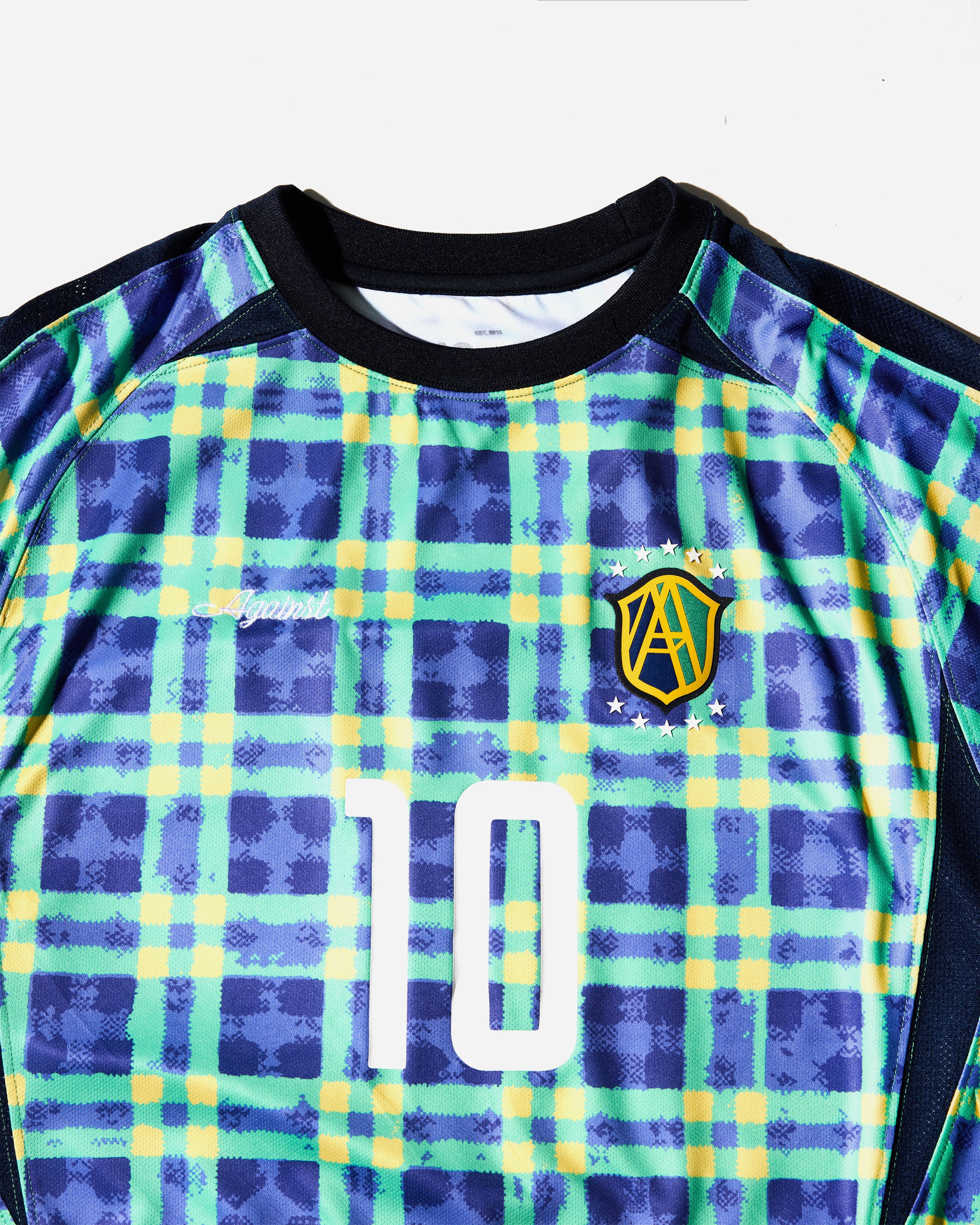 JOGA JERSEY BLUE PLAID