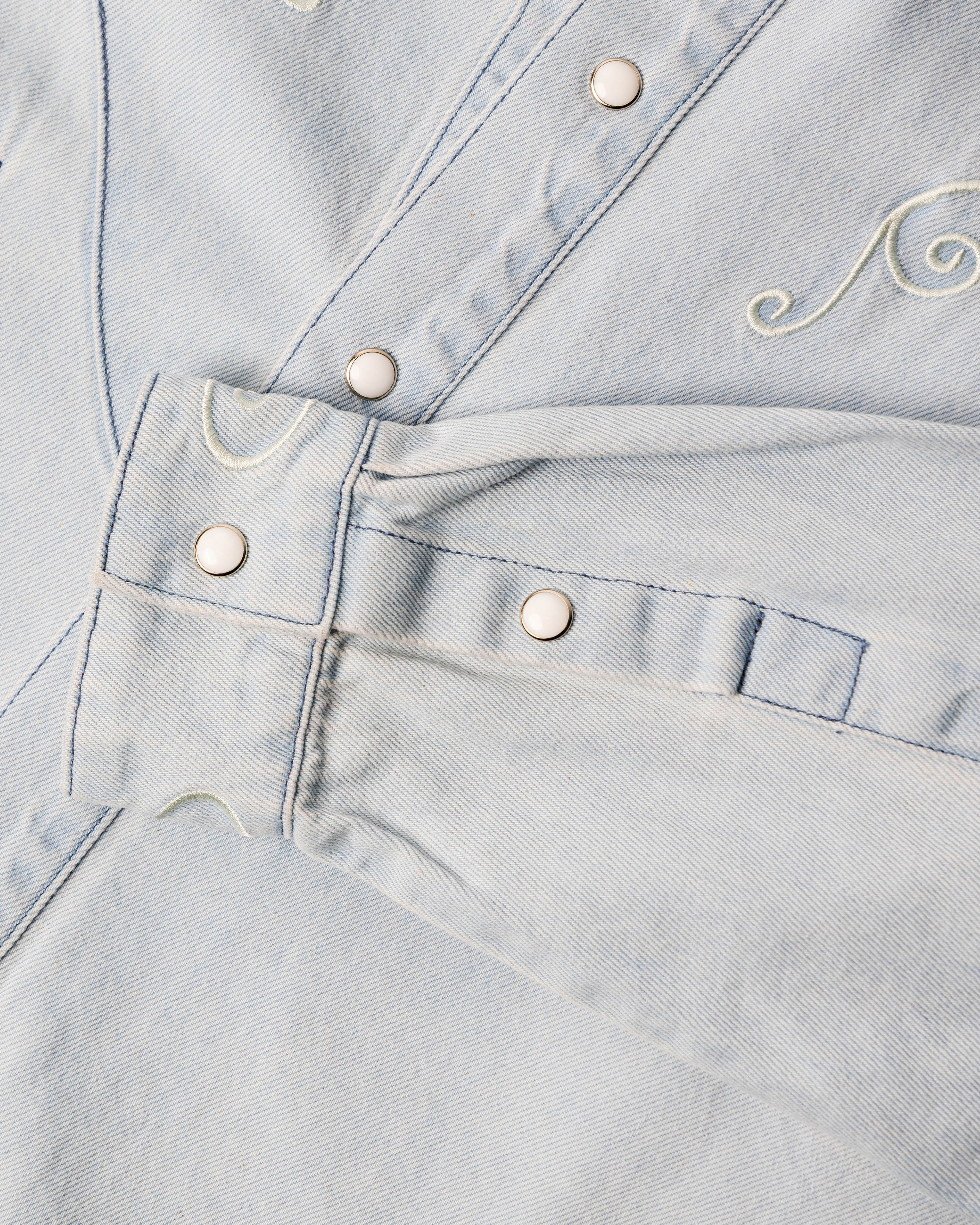 DENIM COWBOY L/S DAME SHIRT