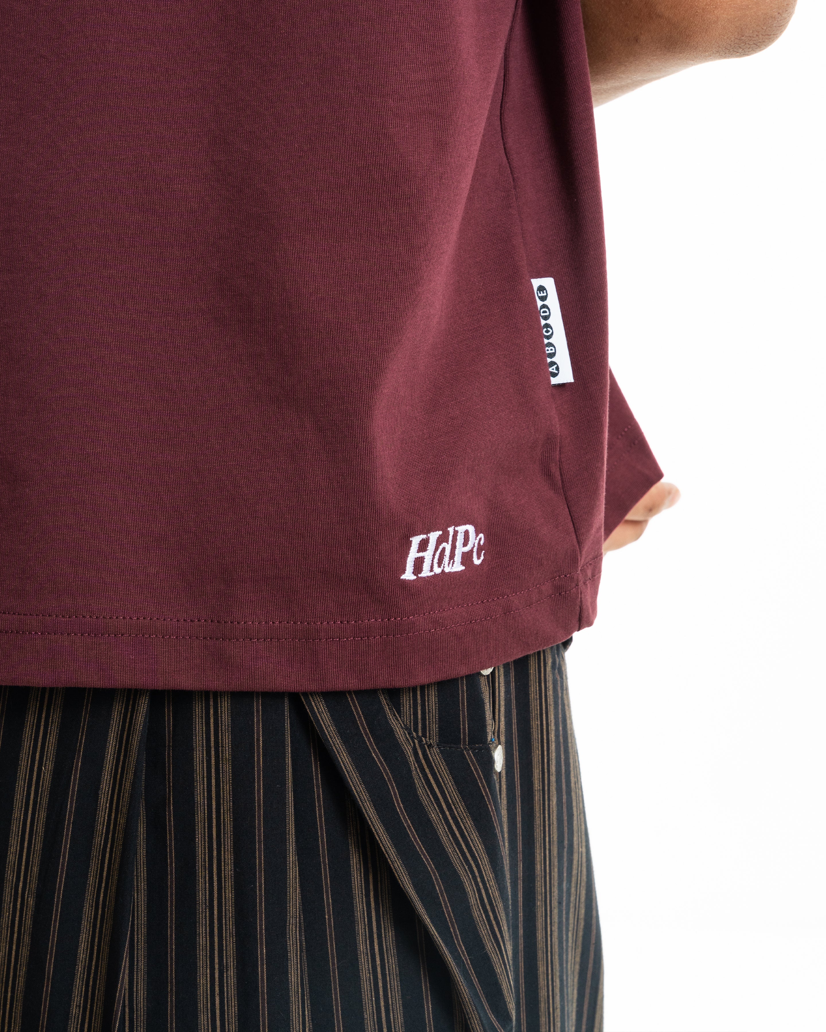 POTTED TEE BURGUNDY