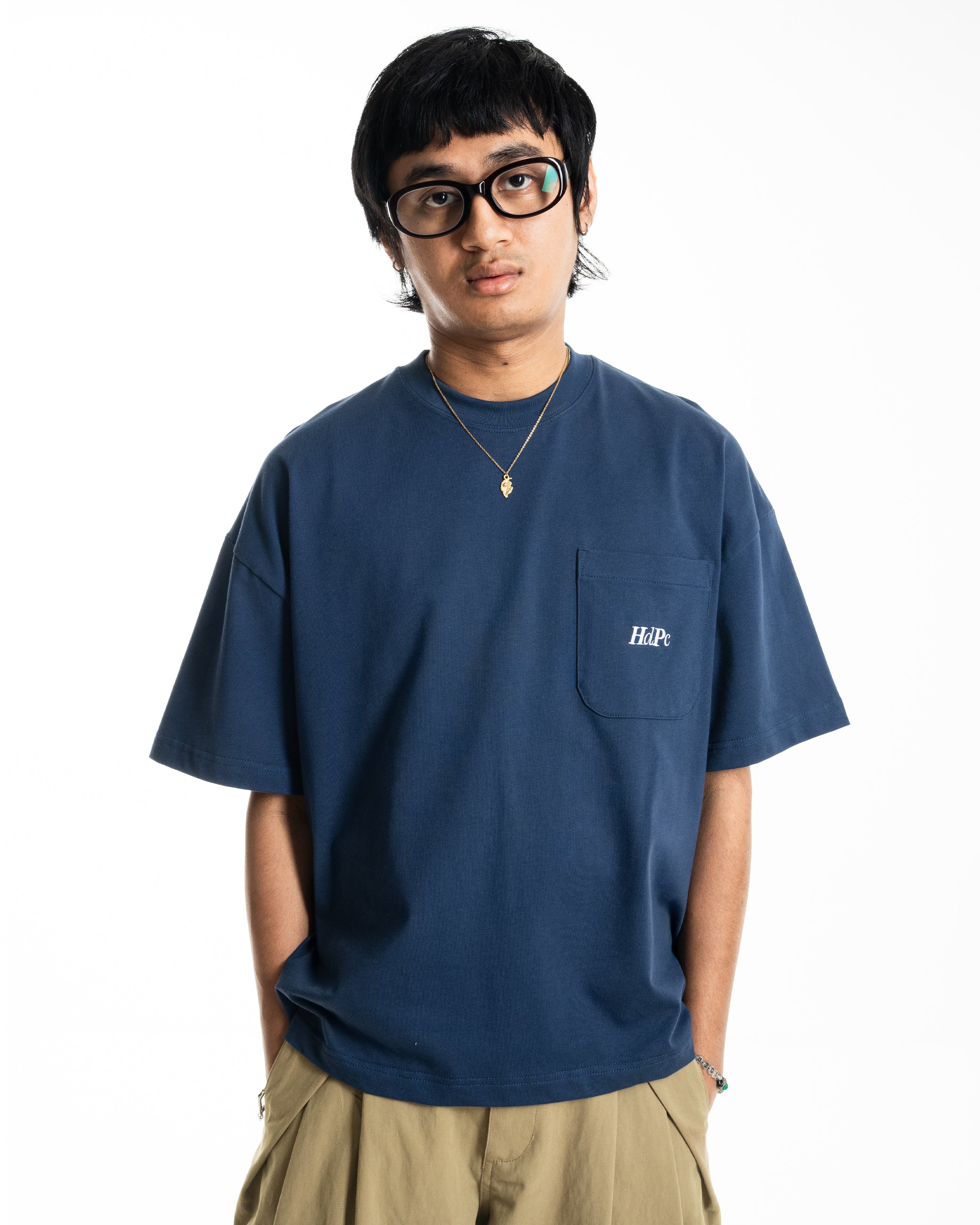 ERDAY POCKET TEE NAVY