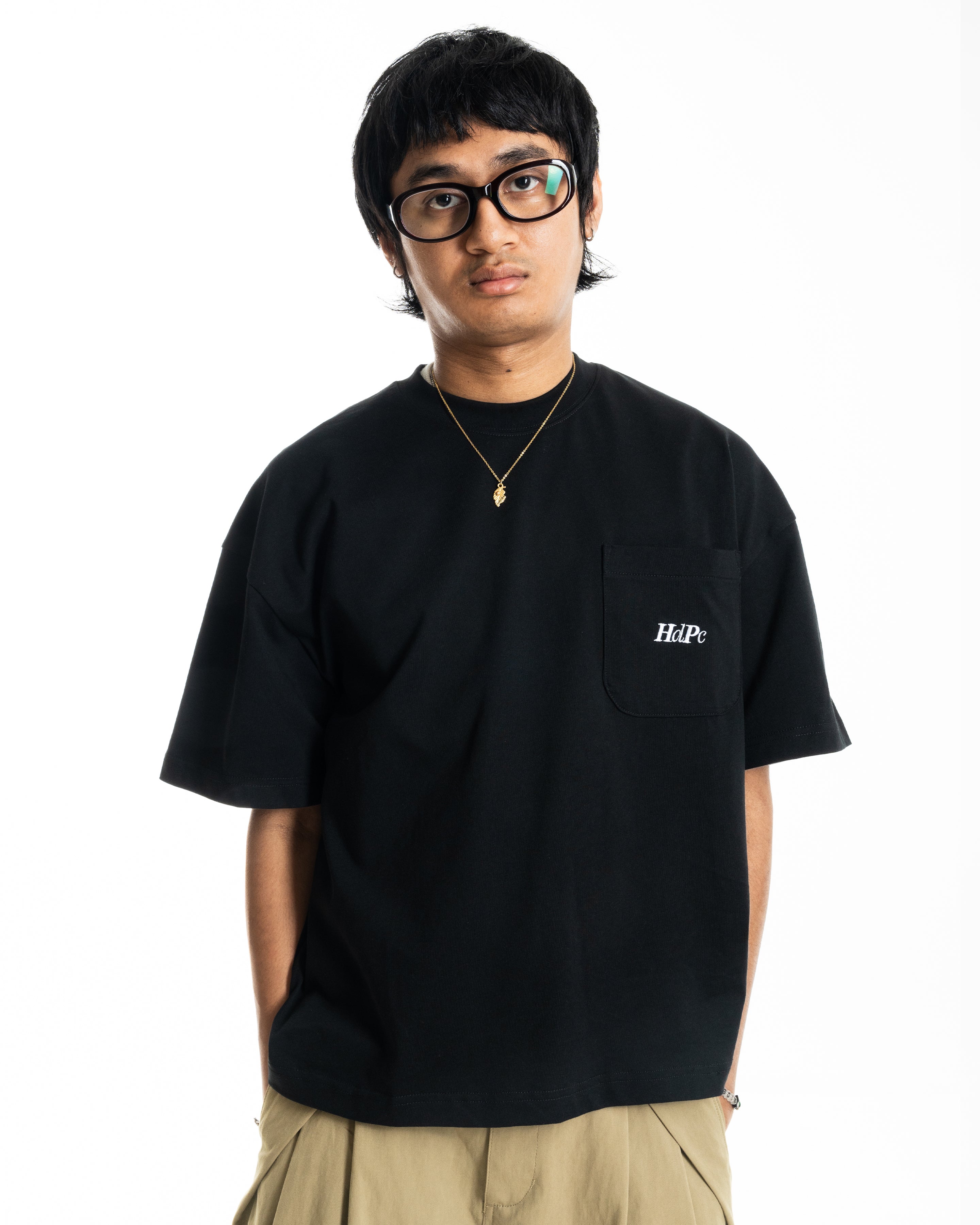 ERDAY POCKET TEE BLACK