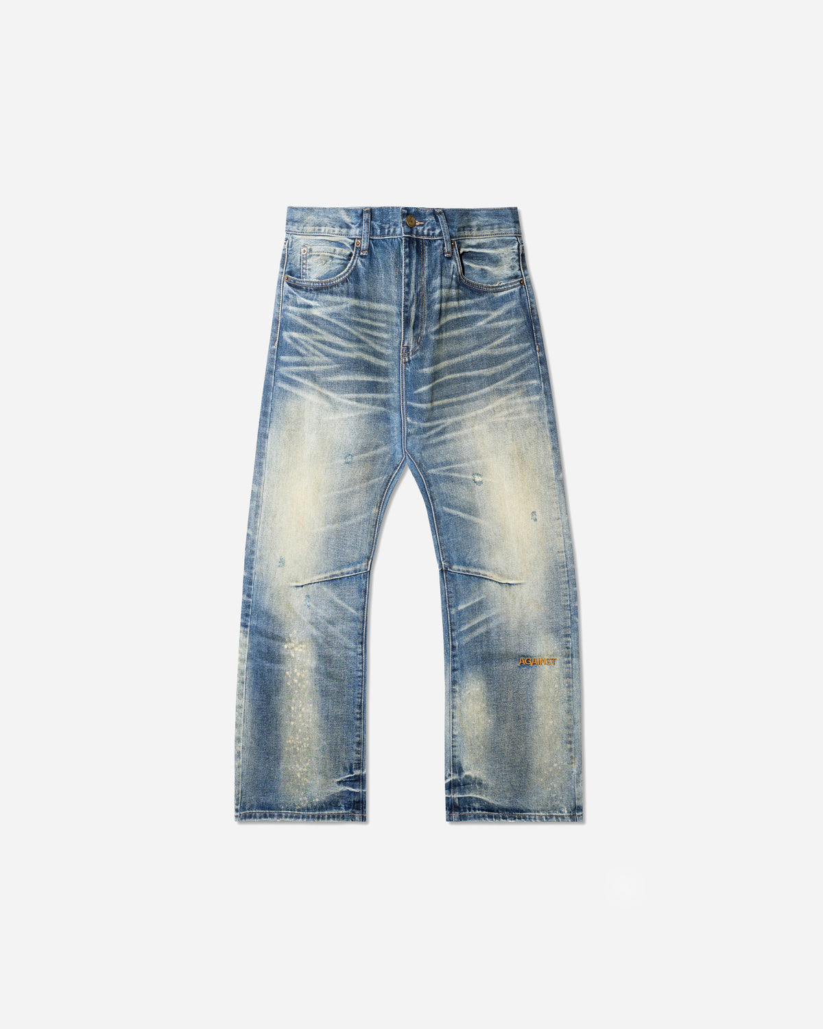 DISTRESSED G JEANS LIGHT BLUE