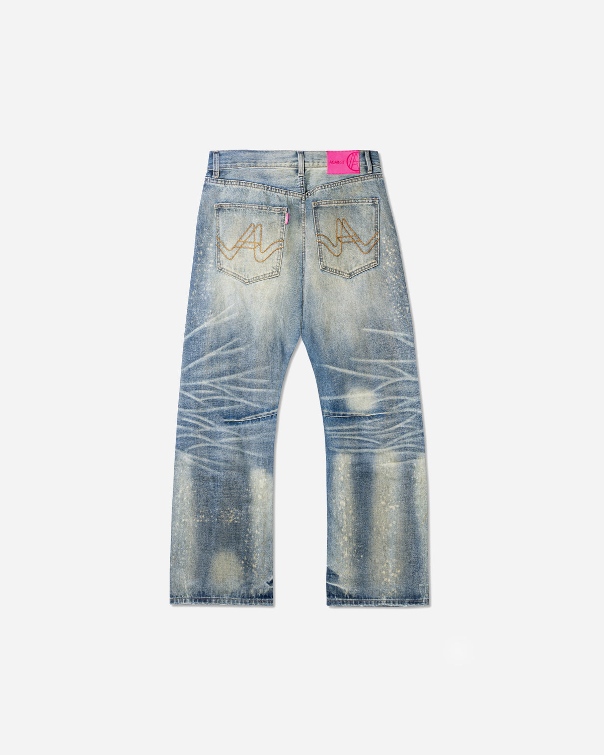 DISTRESSED G JEANS LIGHT BLUE