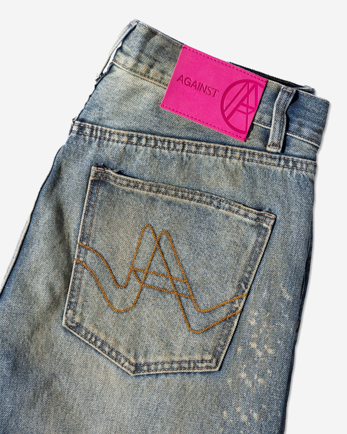 DISTRESSED G JEANS LIGHT BLUE