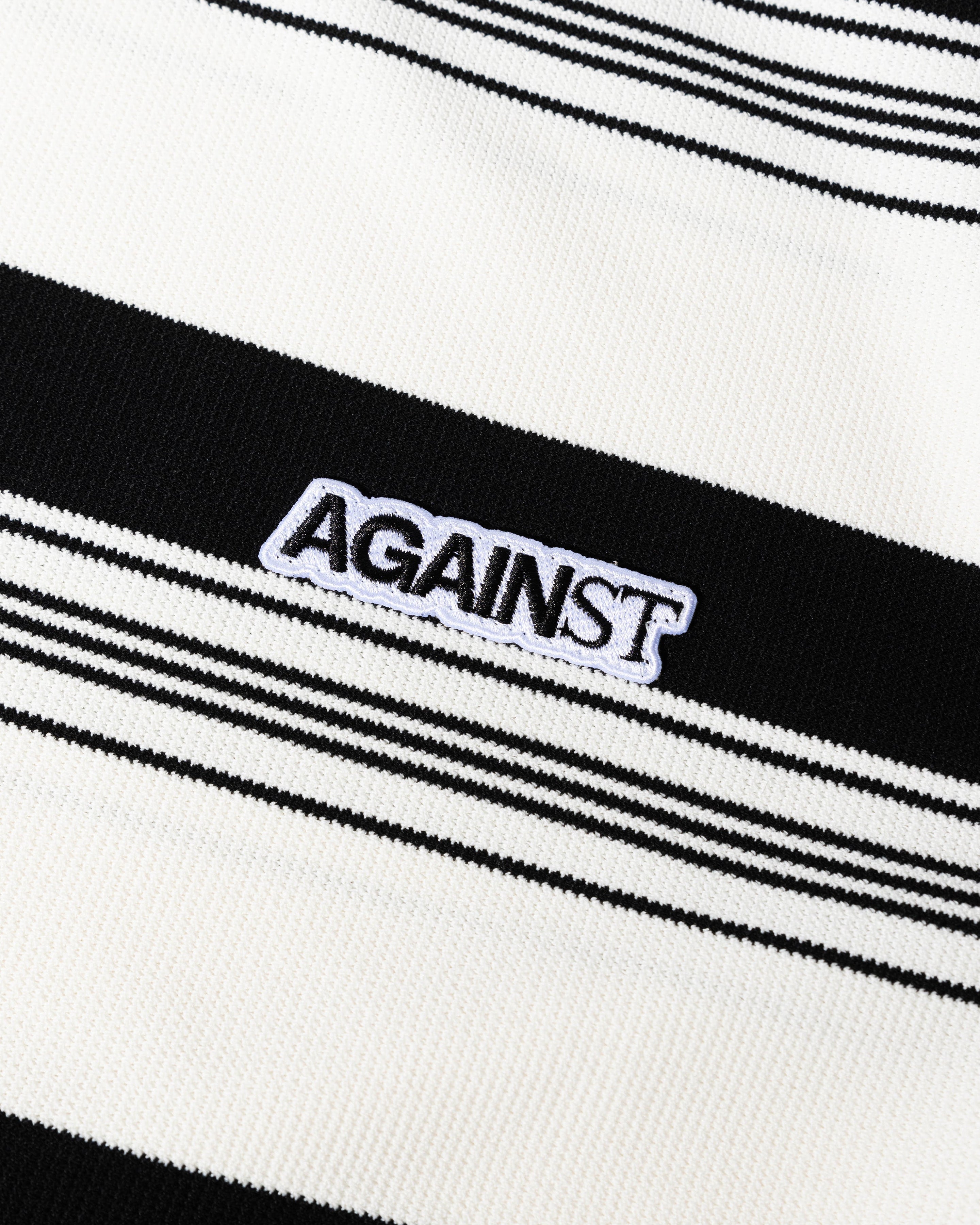 BIG STRIPE TEE BLACK