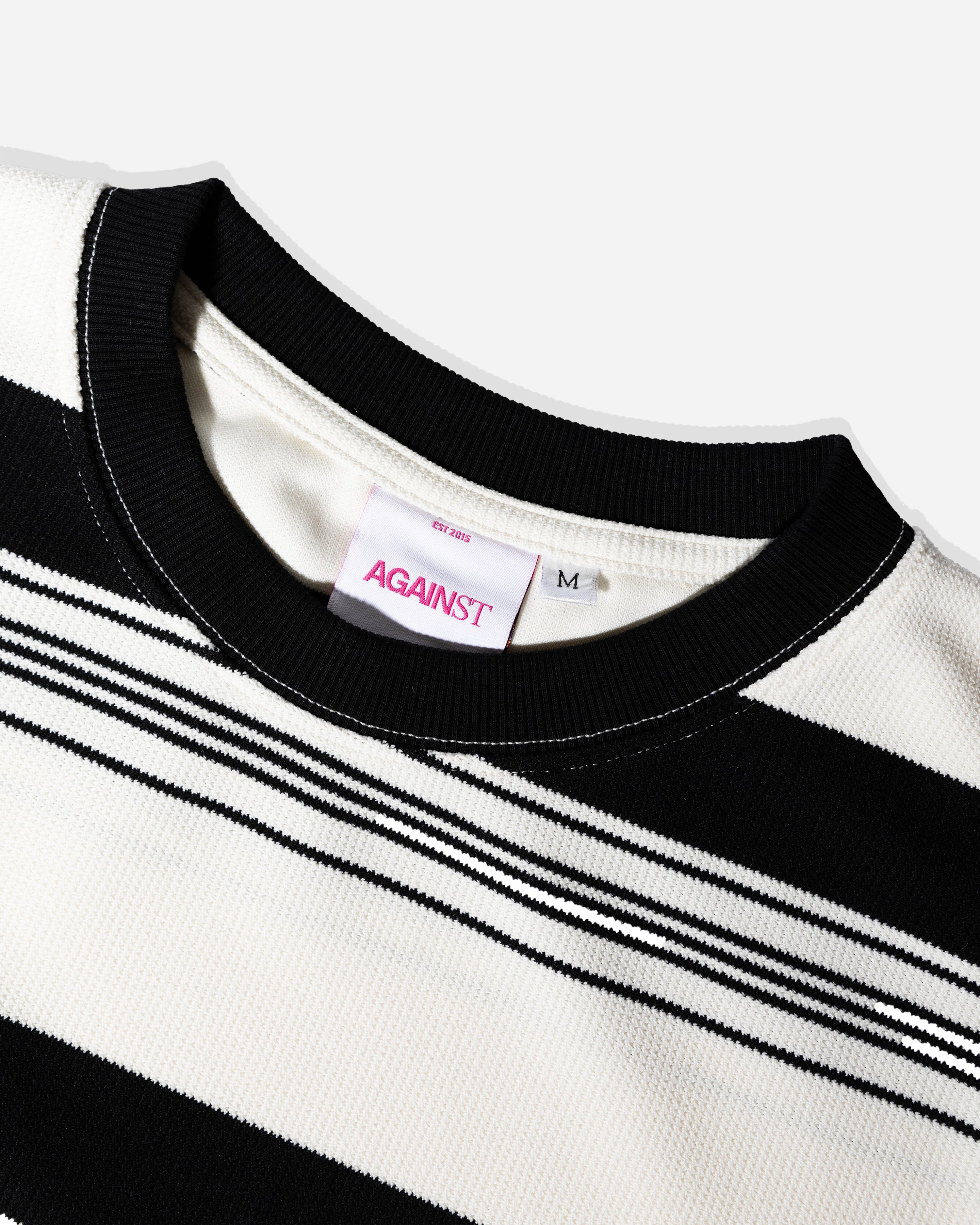 BIG STRIPE TEE BLACK