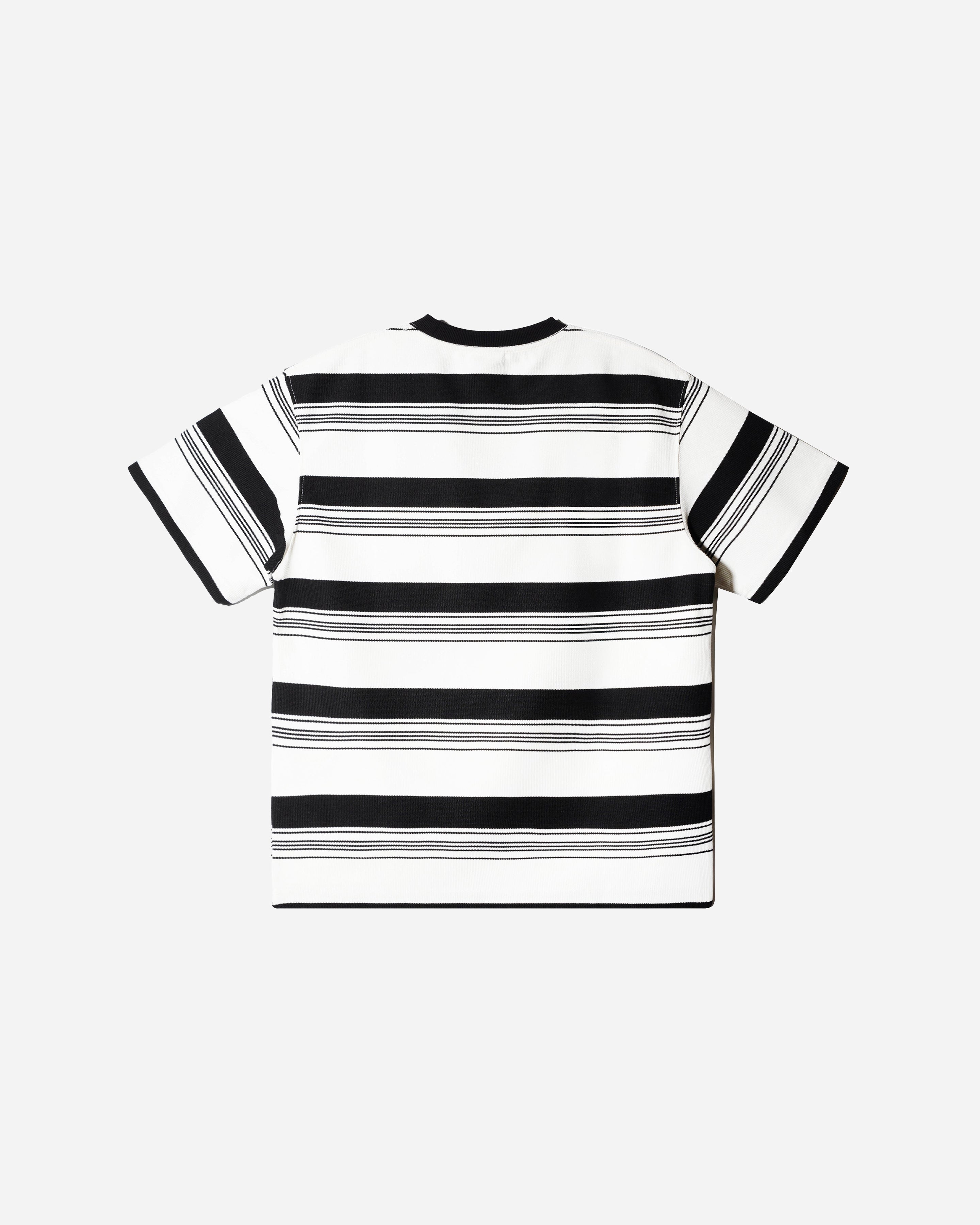 BIG STRIPE TEE BLACK