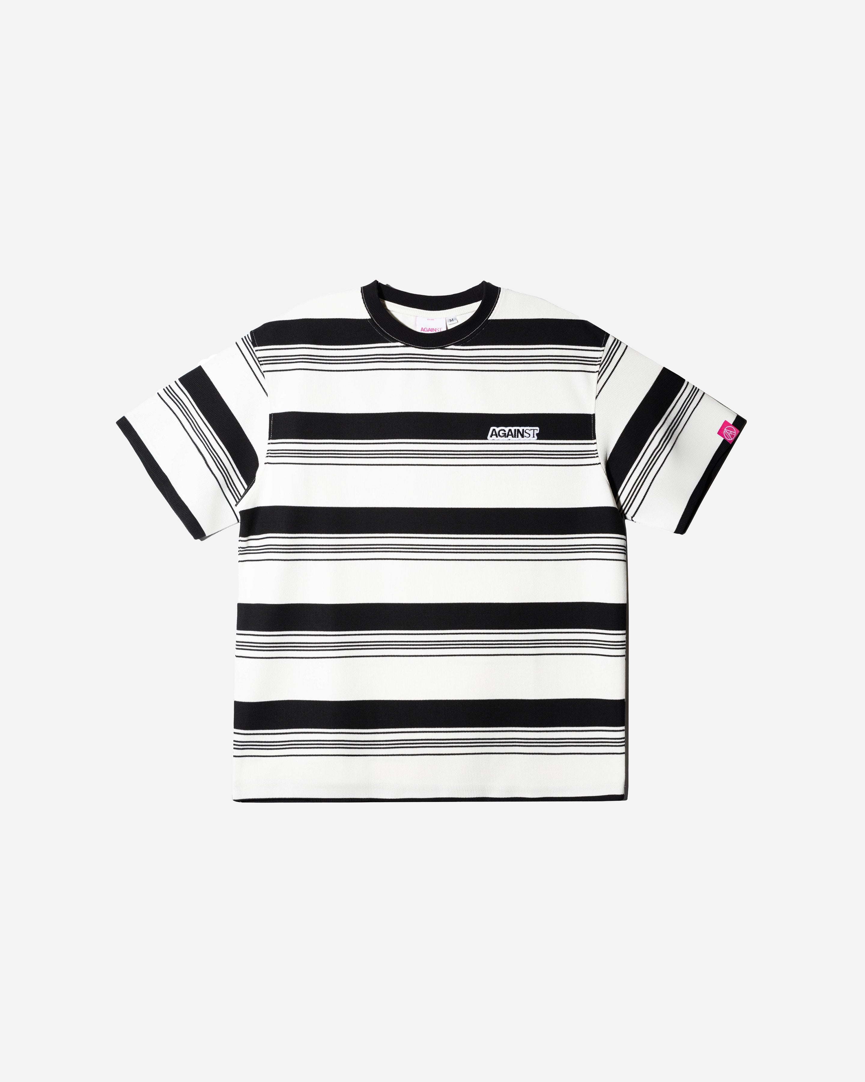 BIG STRIPE TEE BLACK