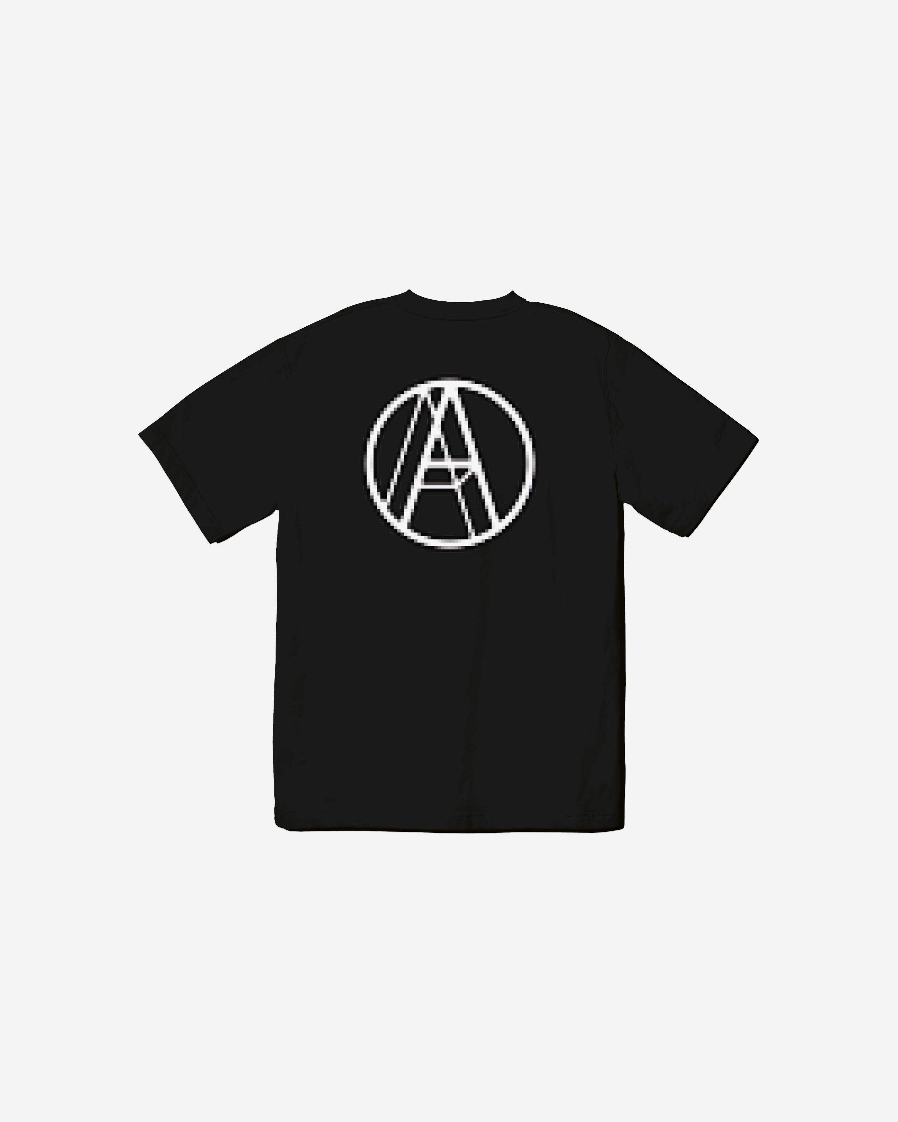 BLURRED LOGO TEE BLACK