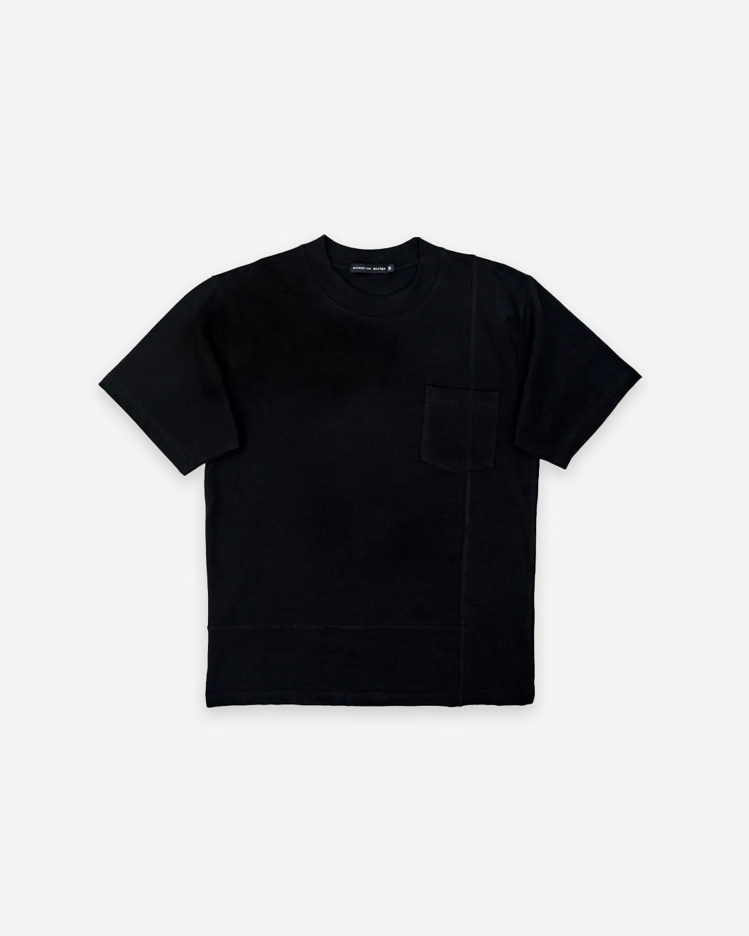 BLOCK PANELLED T-SHIRT BLACK