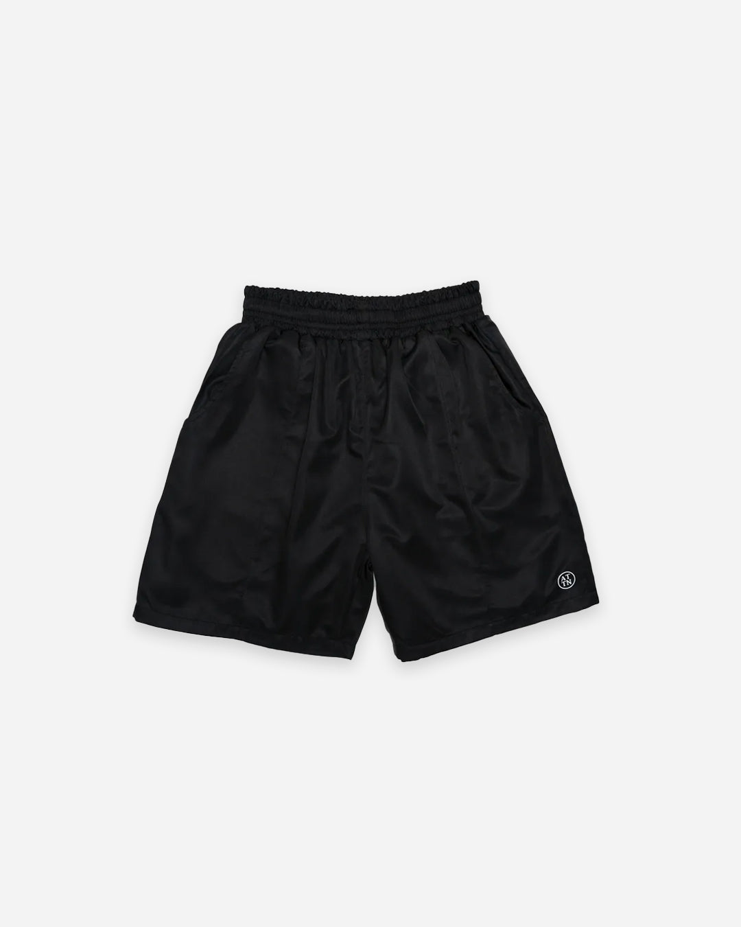 PANELLED TRACK SHORTS BLACK