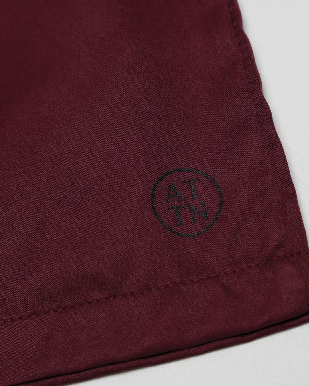 PANELLED TRACK SHORTS MAROON