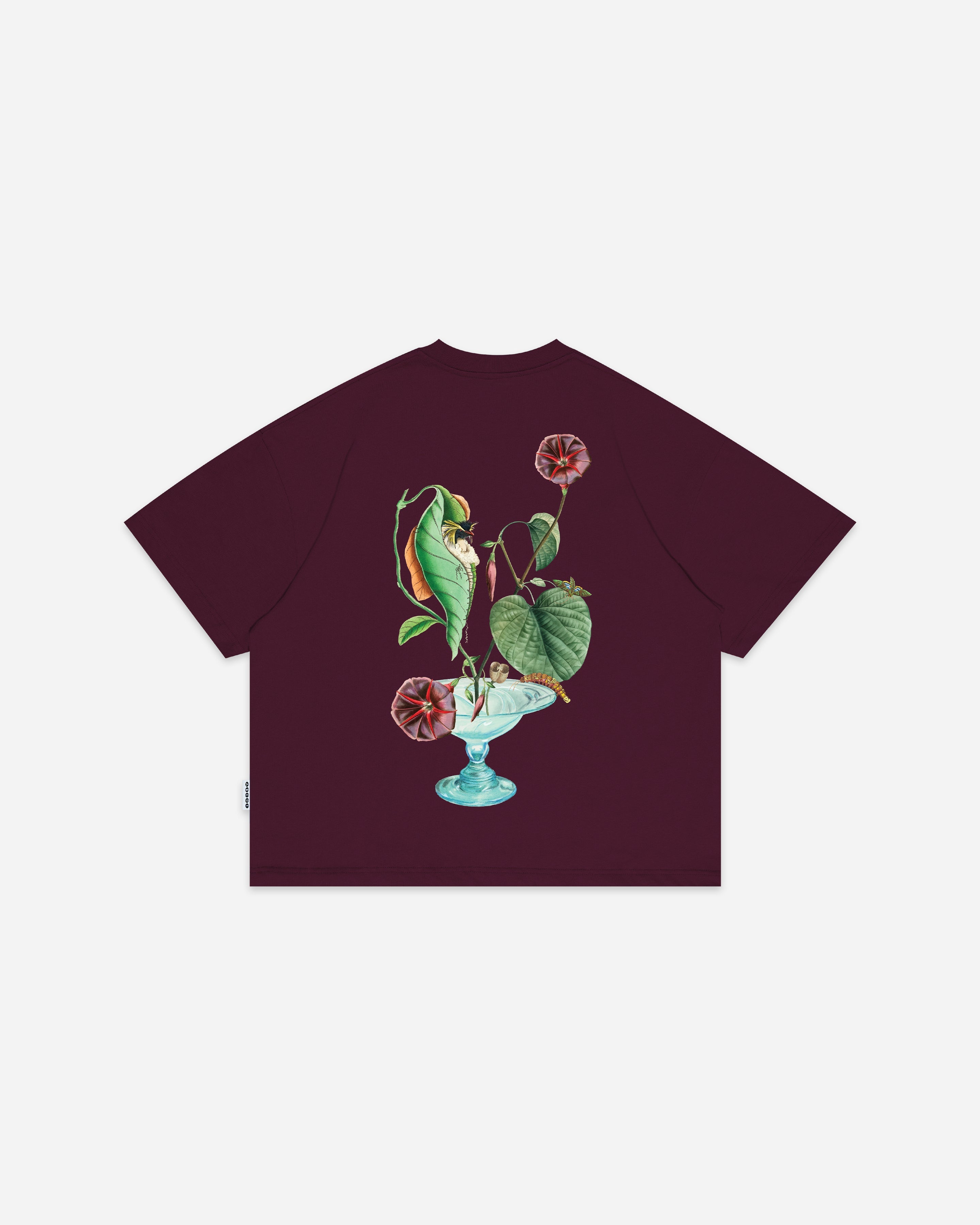 POTTED TEE BURGUNDY
