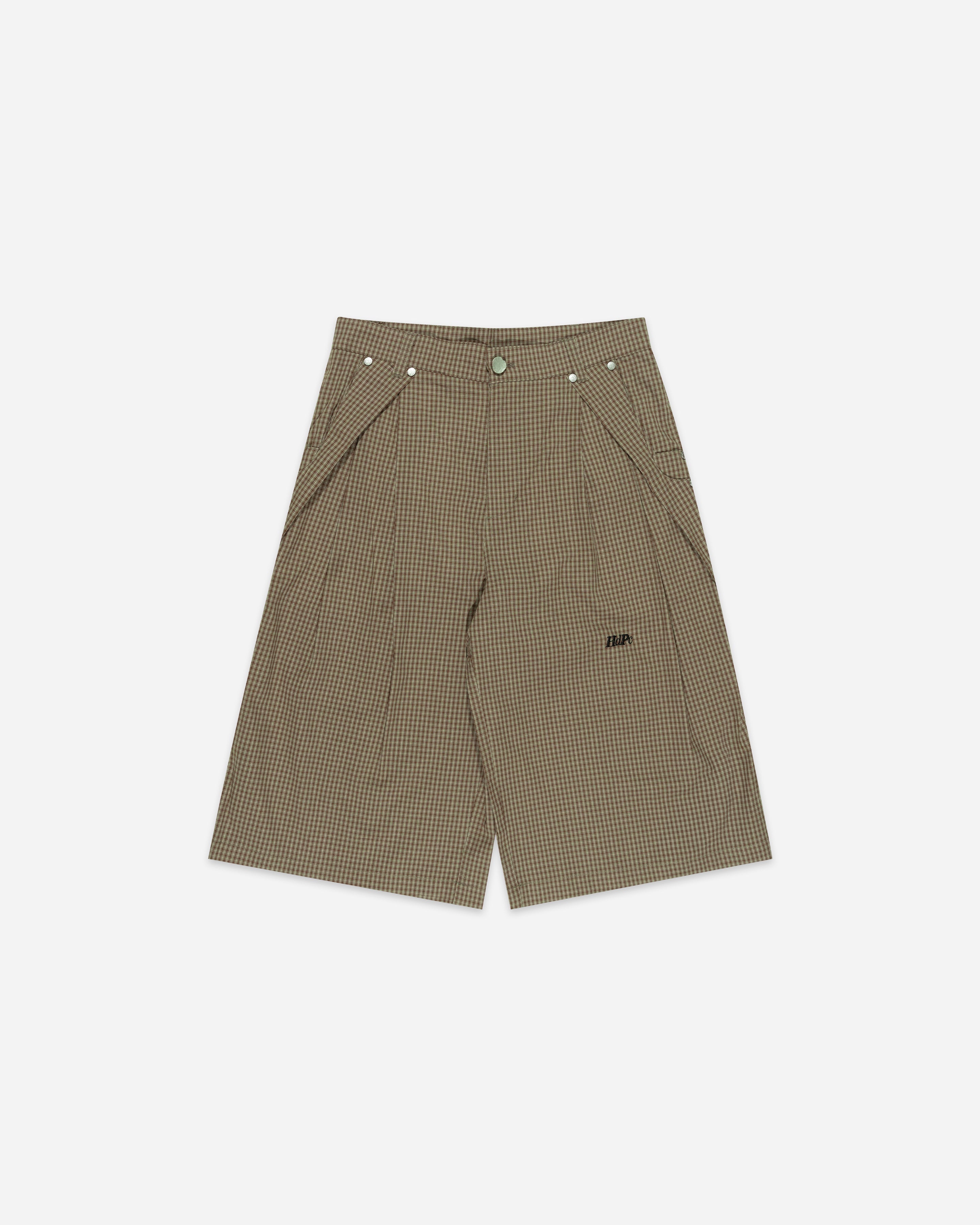 A-WARD SHORTS BROWN PLAID