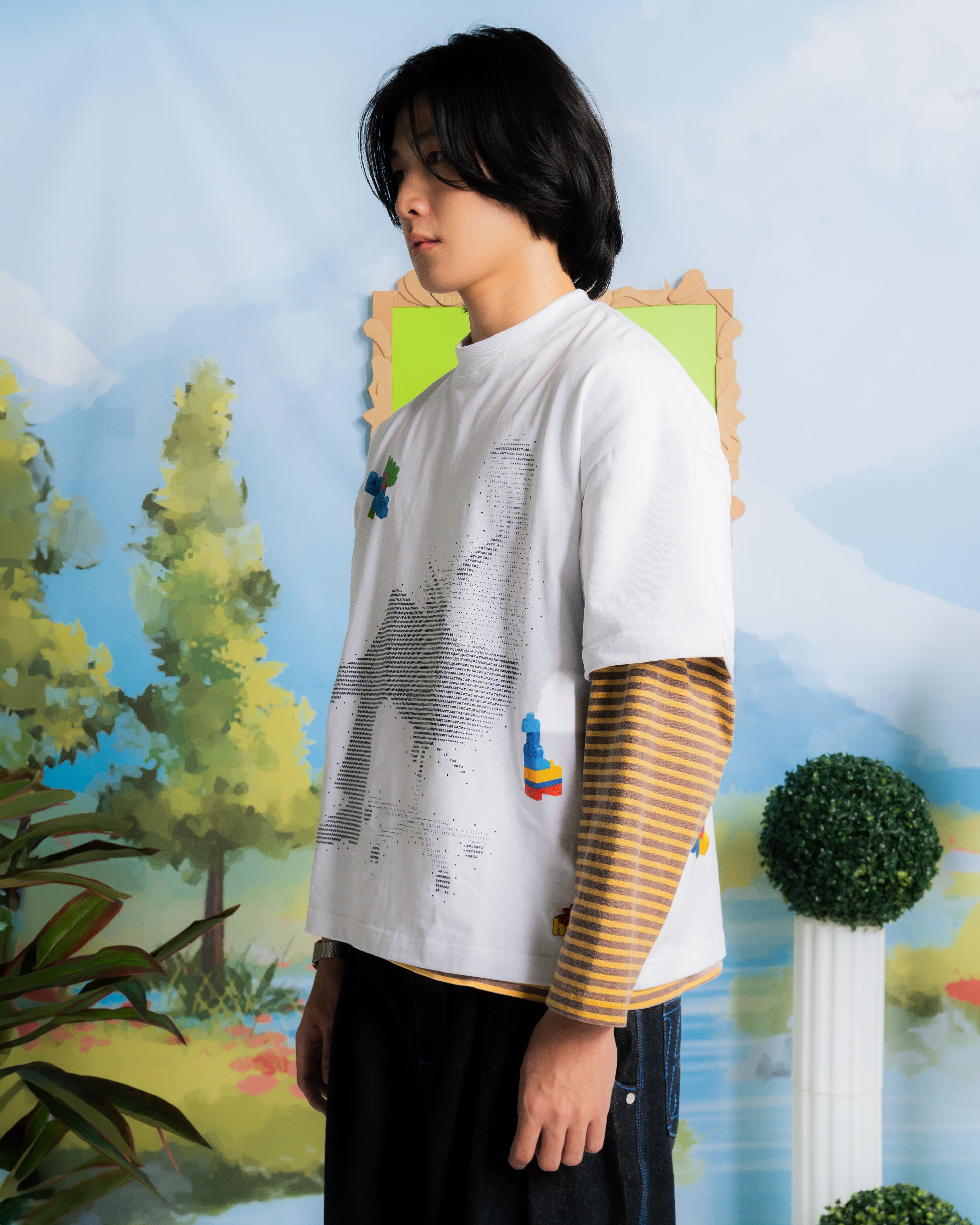 ASSEMBLE TEE WHITE