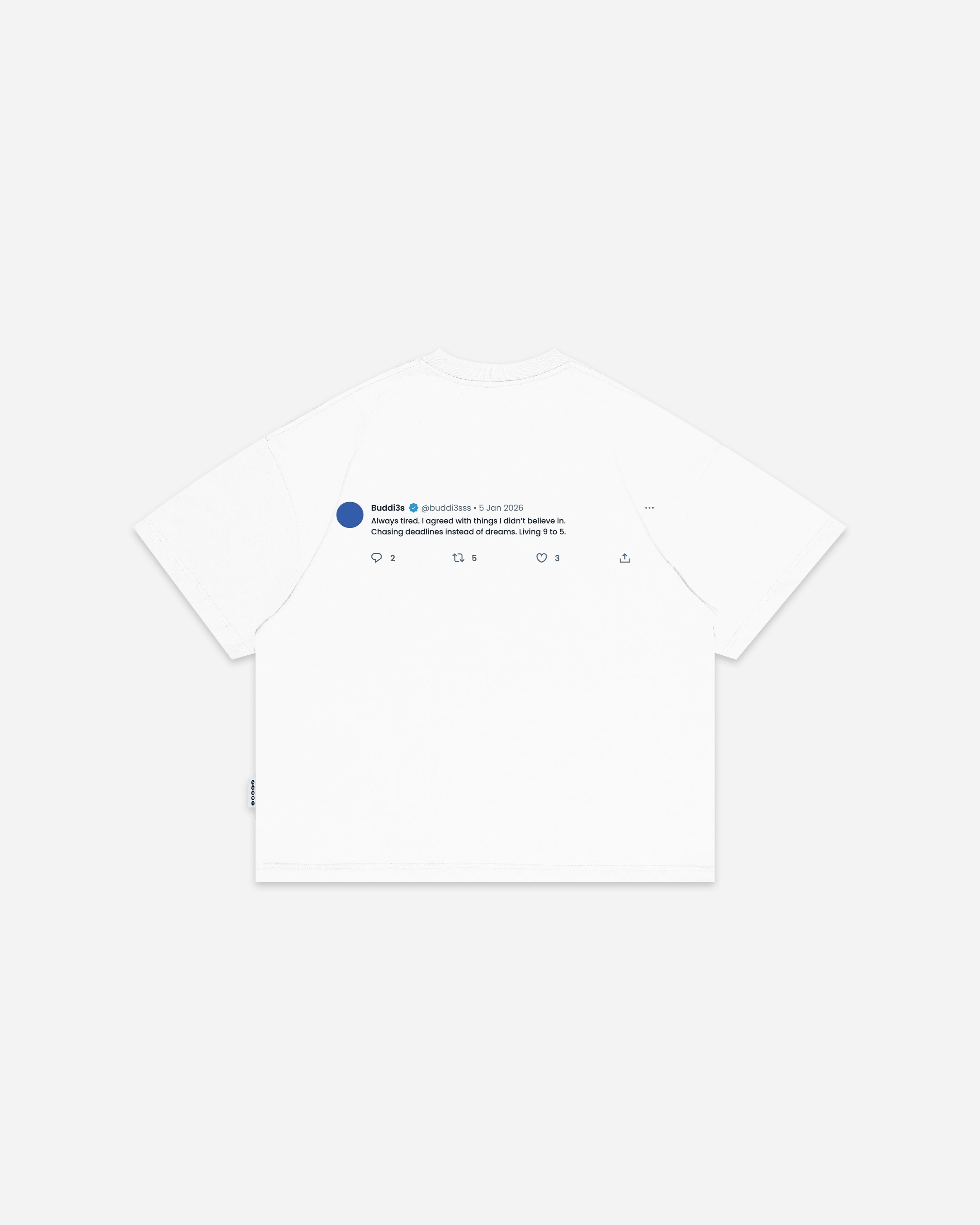BUD'S TWEETS TEE WHITE