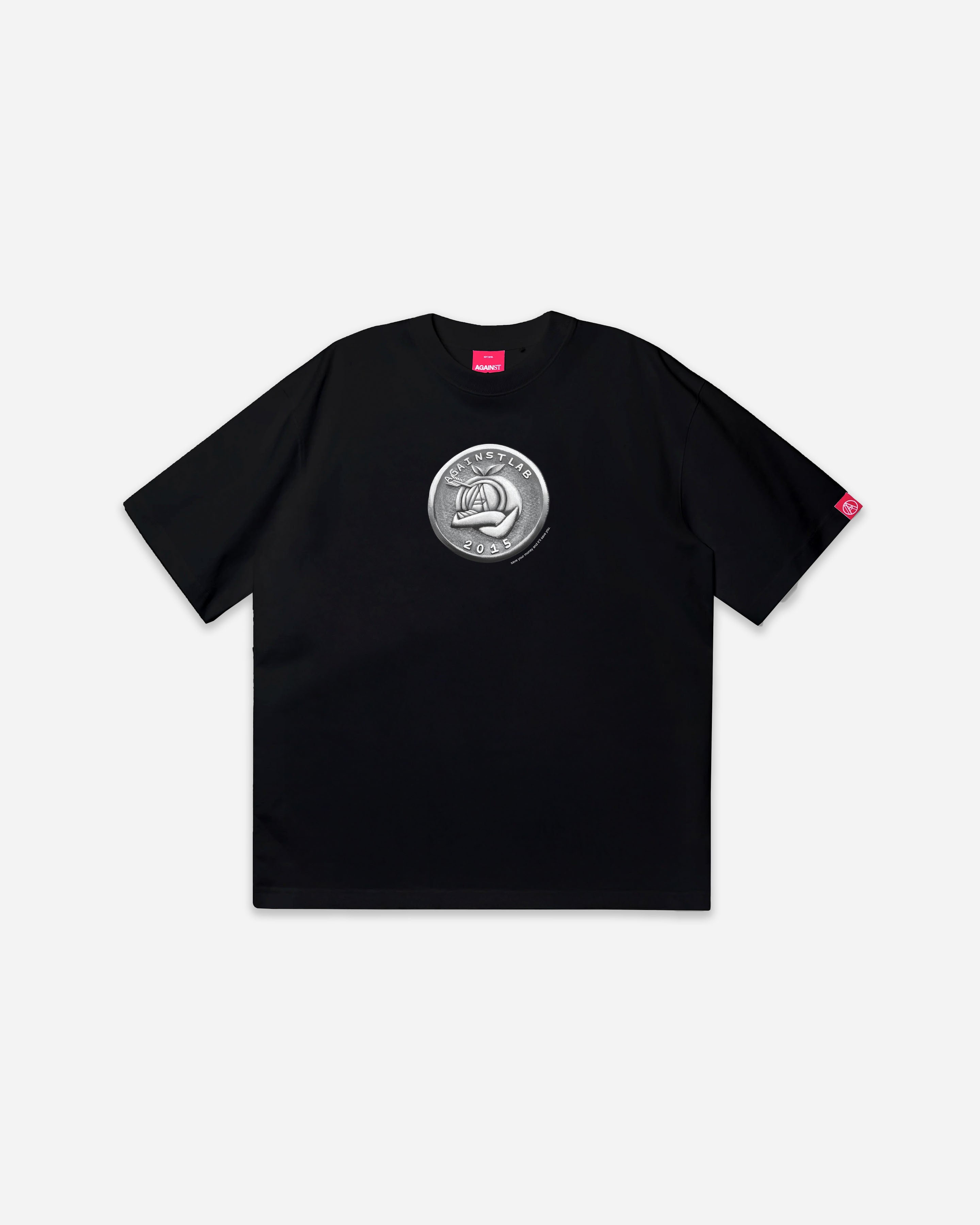 A-MAN COIN TEE BLACK