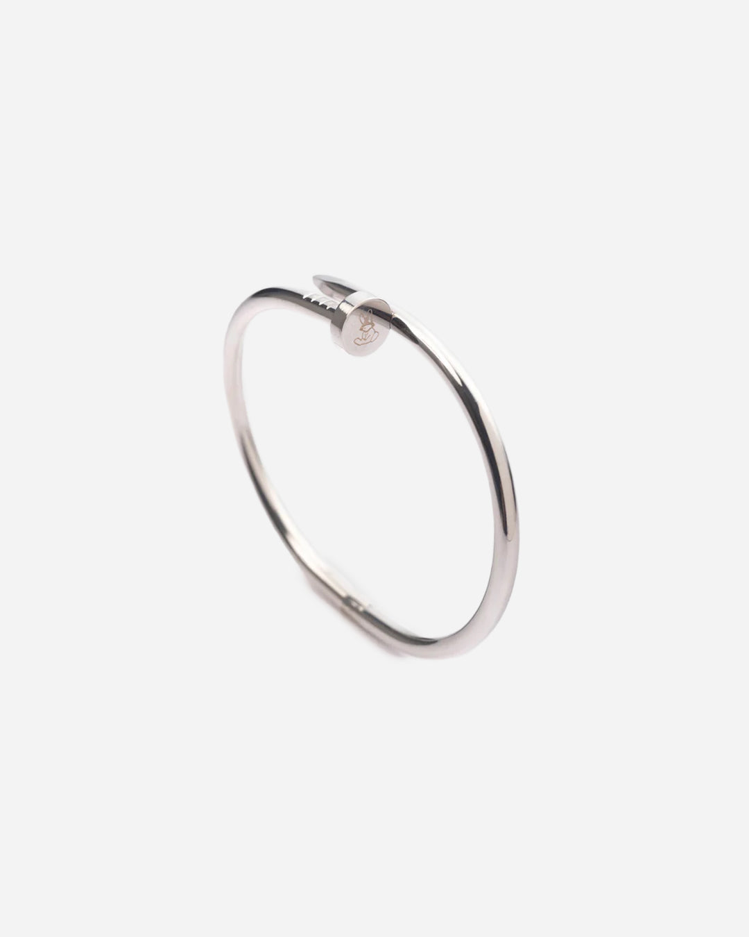 NAIL BRACELET SILVER