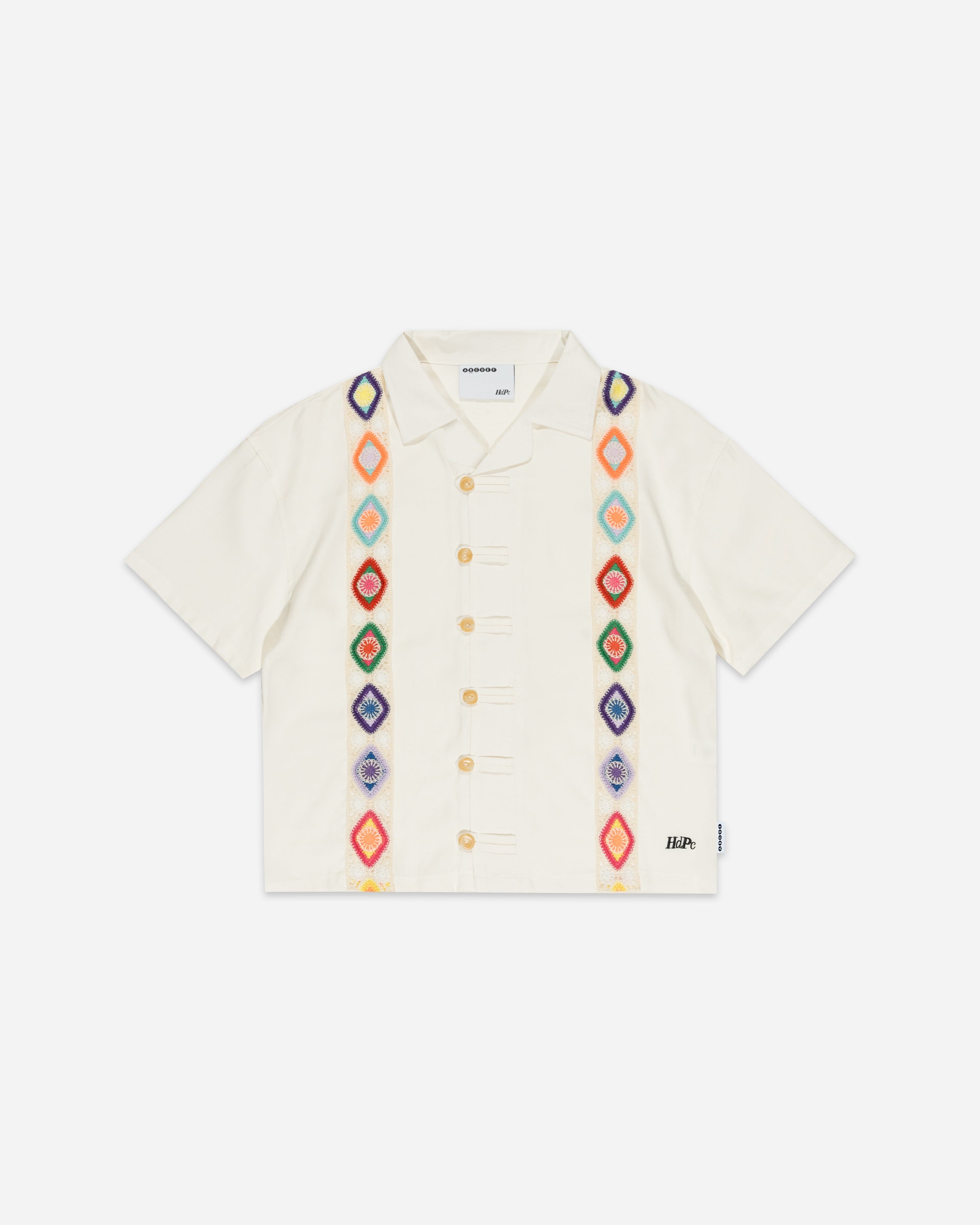 FANCY RIBBON SHIRT WHITE