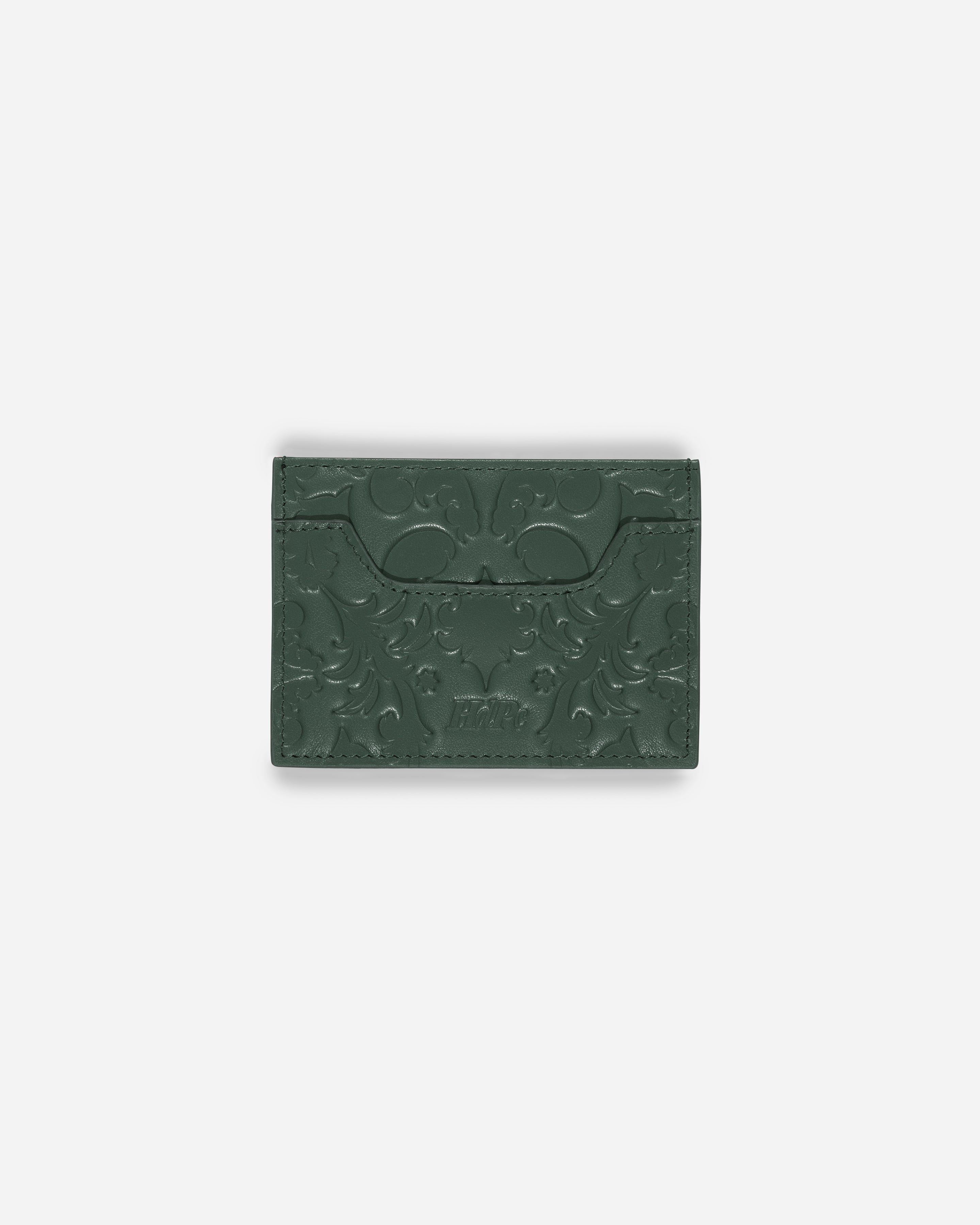 MONUMENT STAMP CARD HOLDER EMERALD GREEN