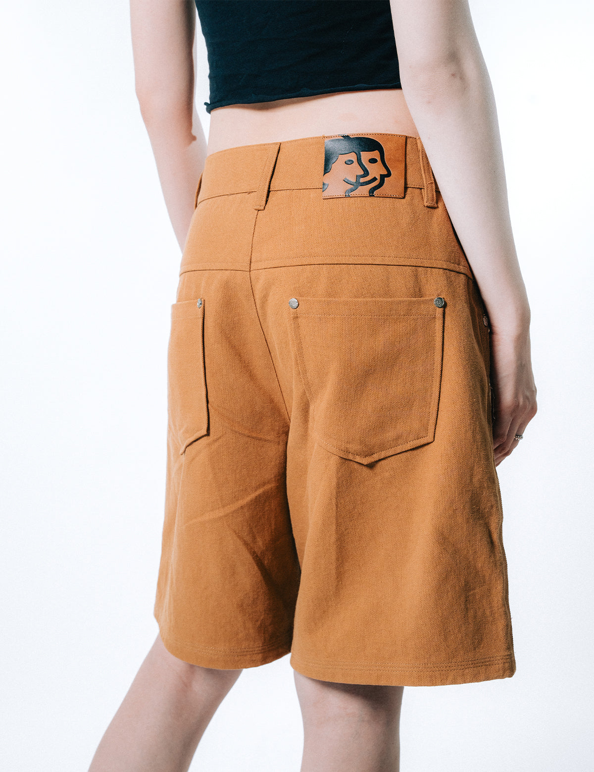 HANDY CANVAS JORTS BROWN