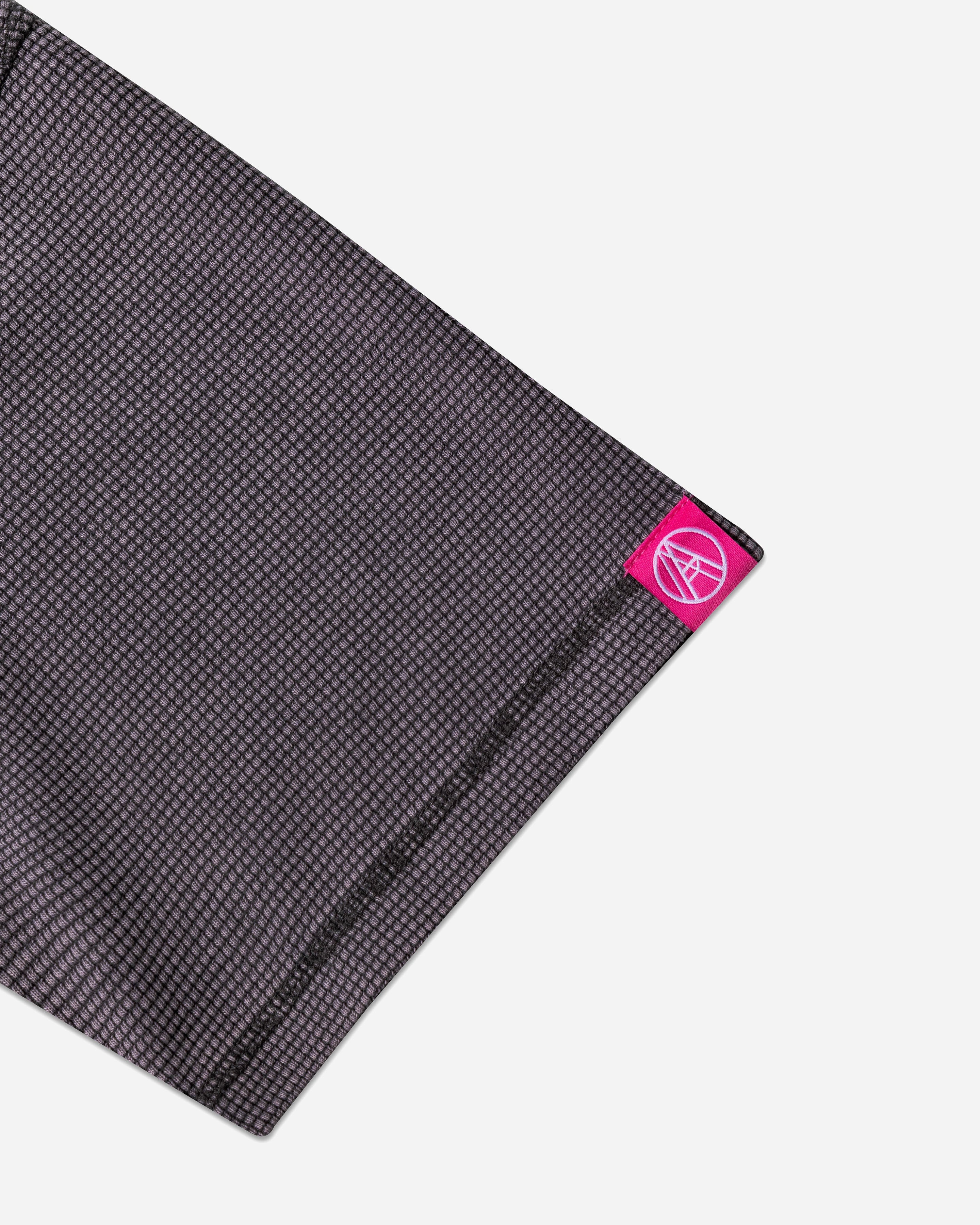 WAFFLE A.F. BOXY TEE WASHED GREY