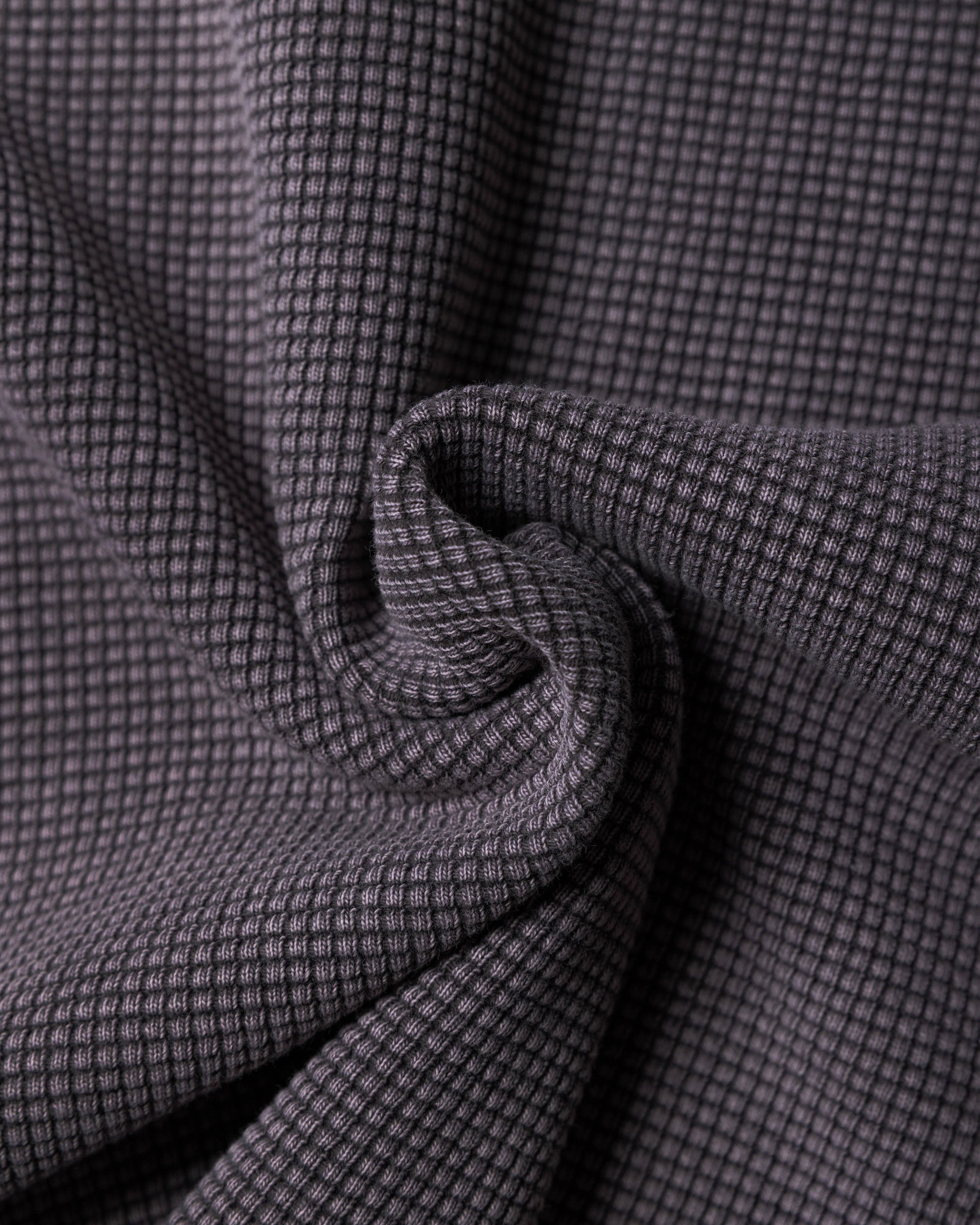 WAFFLE A.F. BOXY TEE WASHED GREY