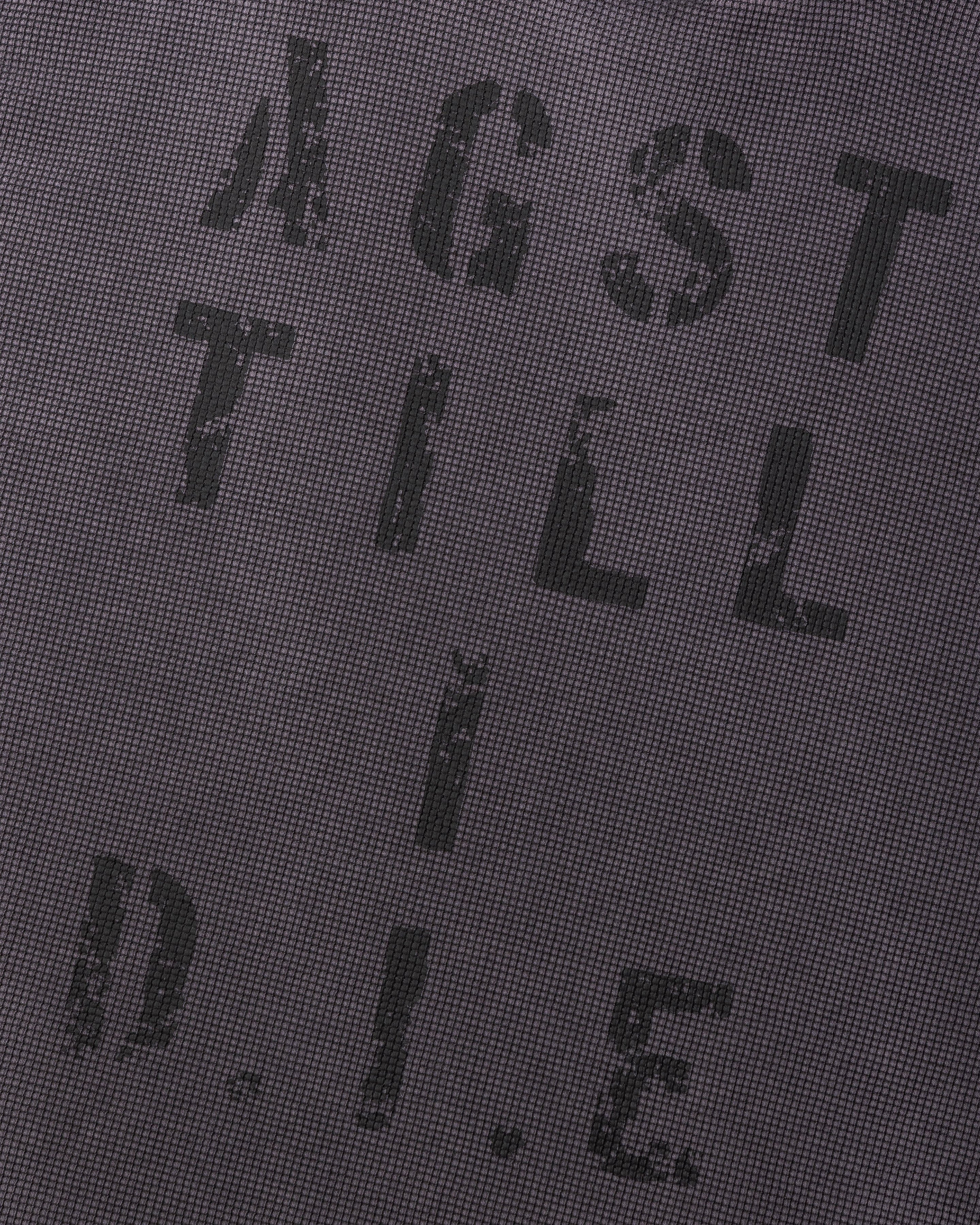 WAFFLE A.F. BOXY TEE WASHED GREY