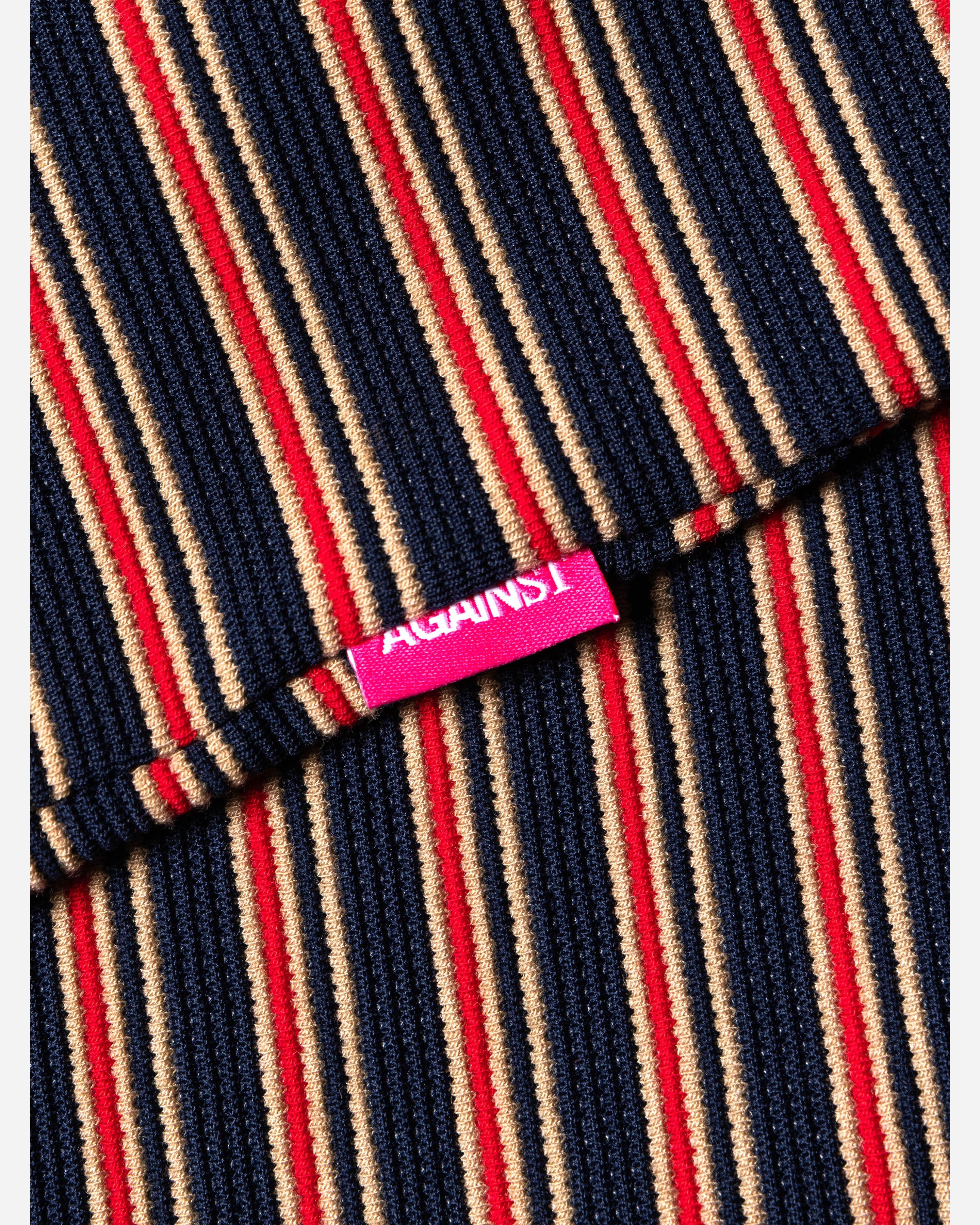 STRIPE LOUNGE TEE RED