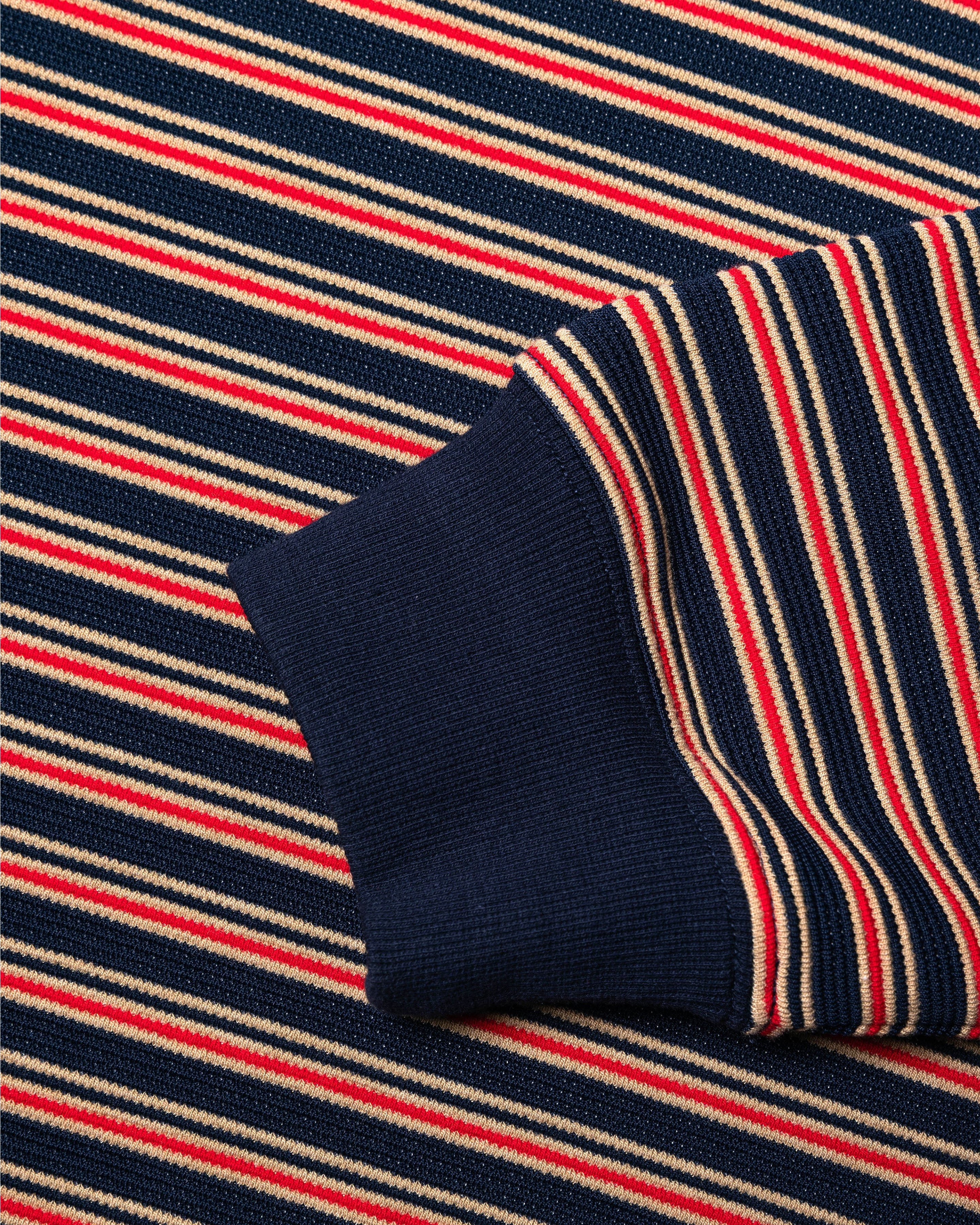 STRIPE LOUNGE TEE RED