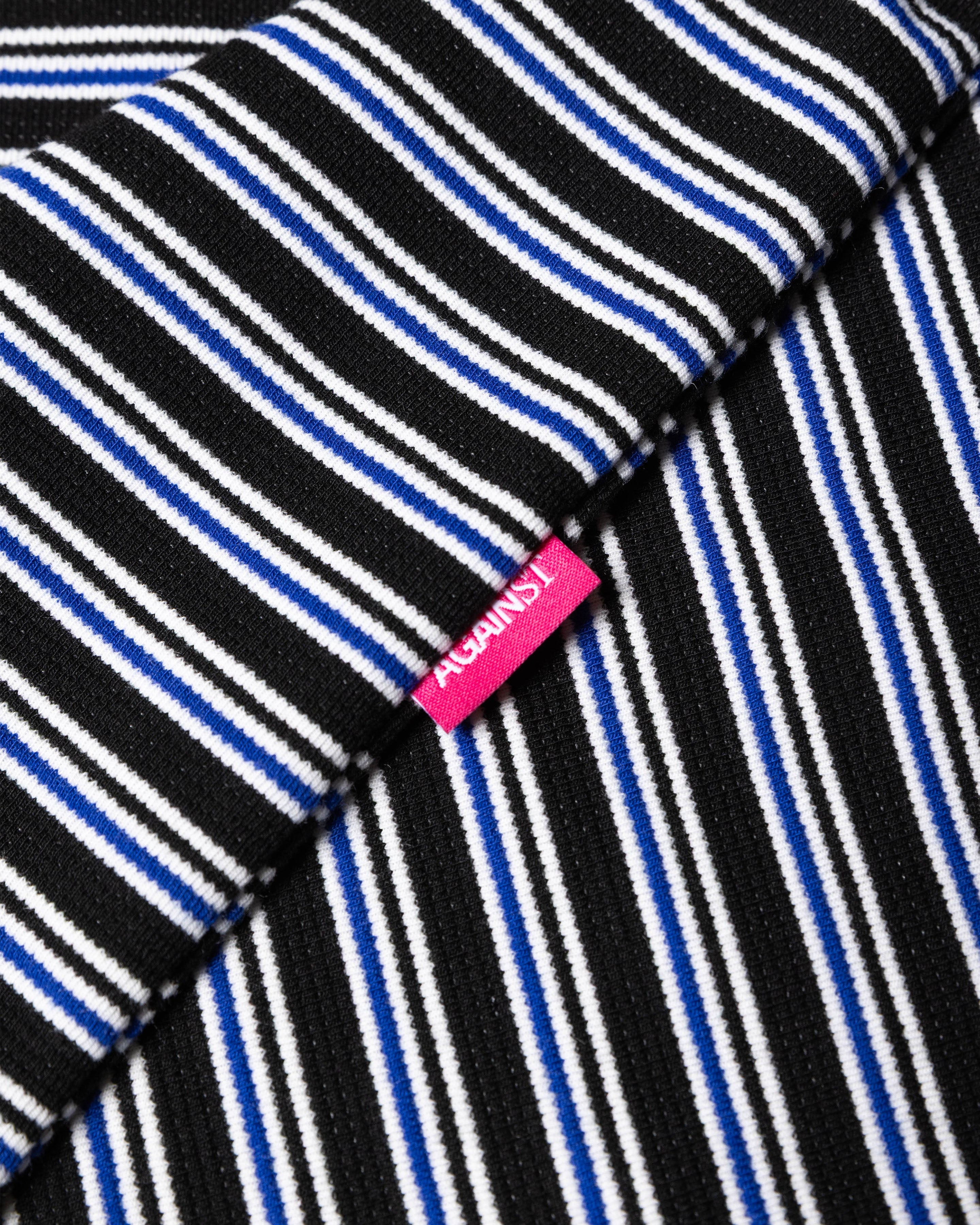 STRIPE LOUNGE TEE BLUE