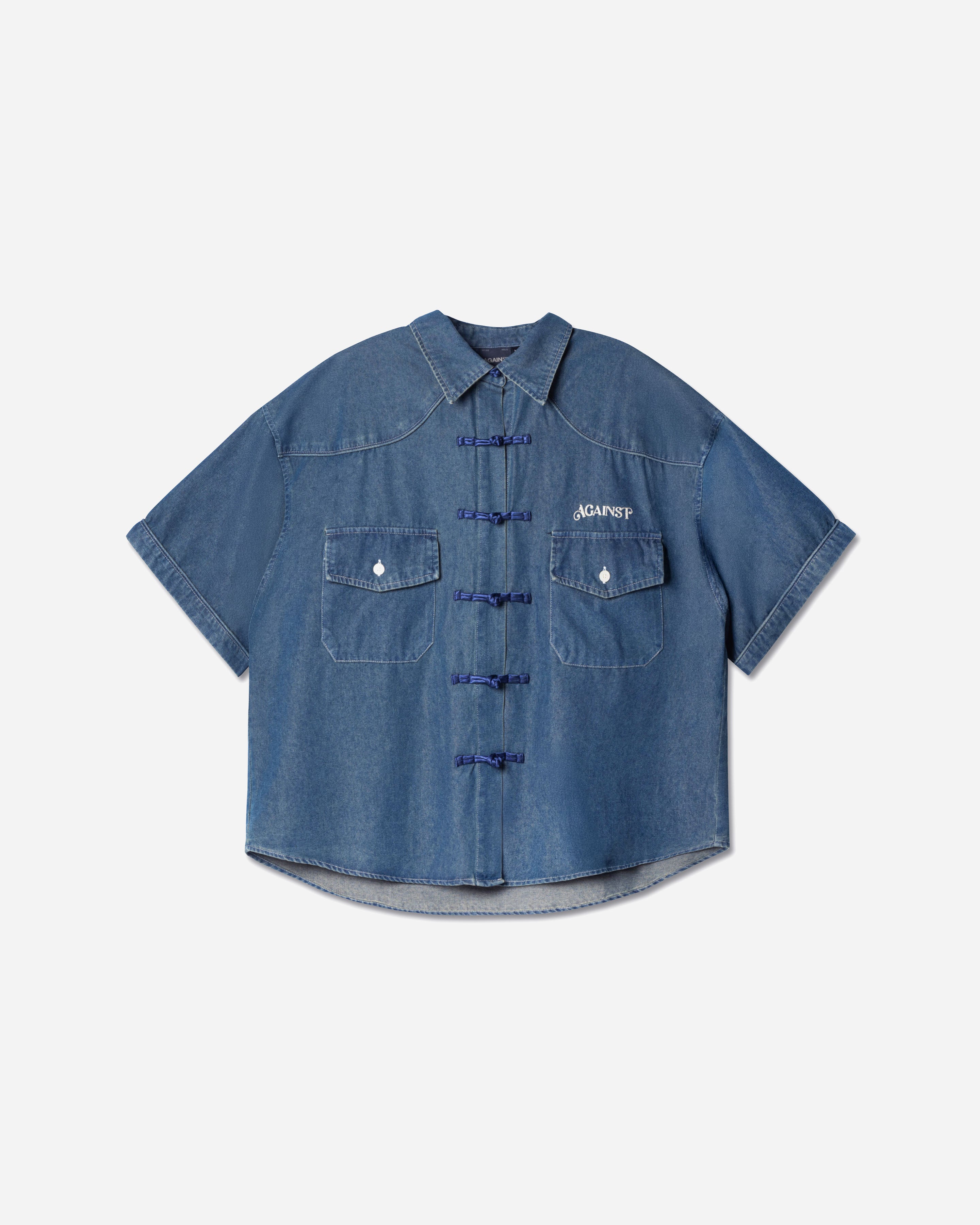 WESTERN ORIENTAL CHAPO SHIRT DARK BLUE