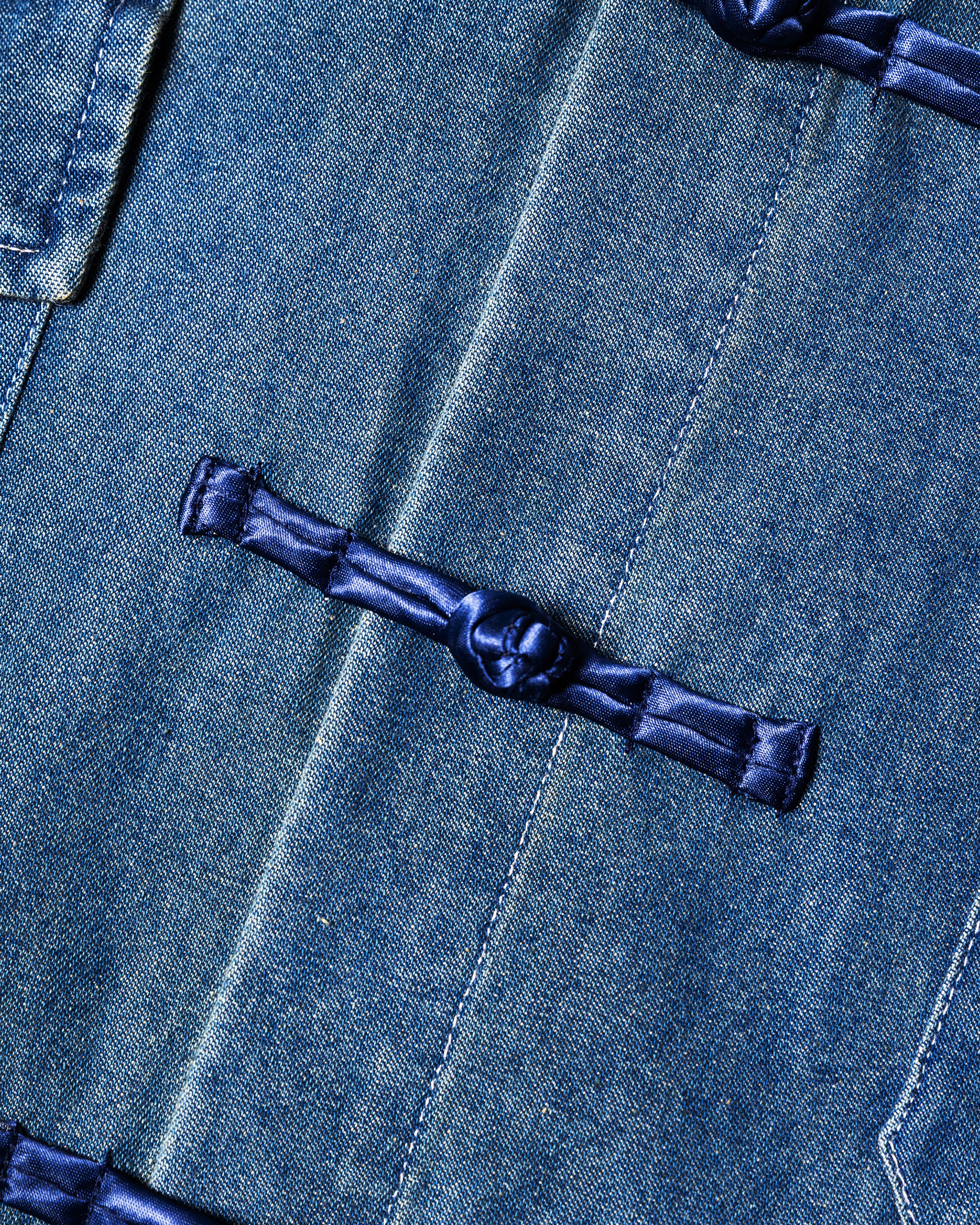 WESTERN ORIENTAL CHAPO SHIRT DARK BLUE