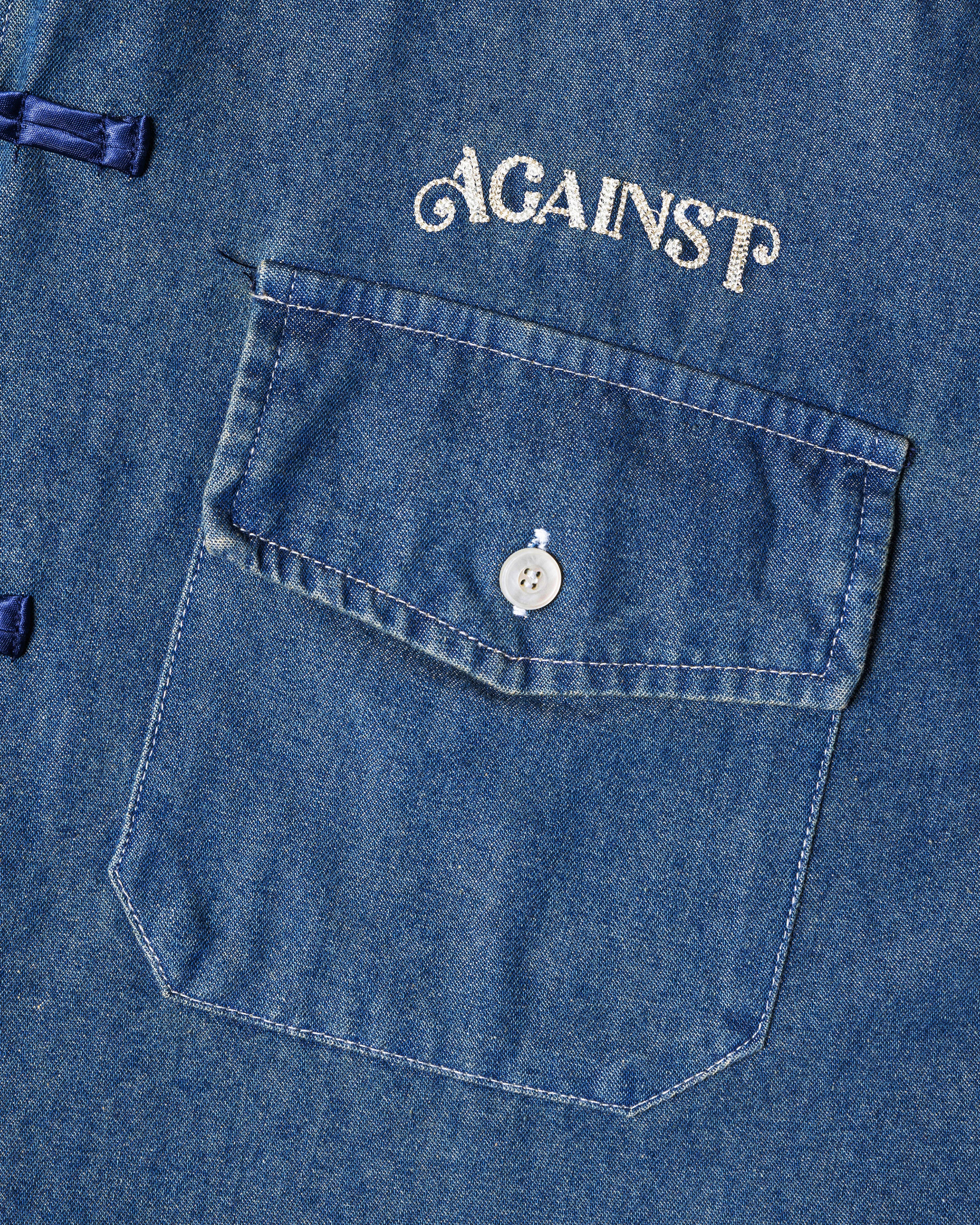 WESTERN ORIENTAL CHAPO SHIRT DARK BLUE