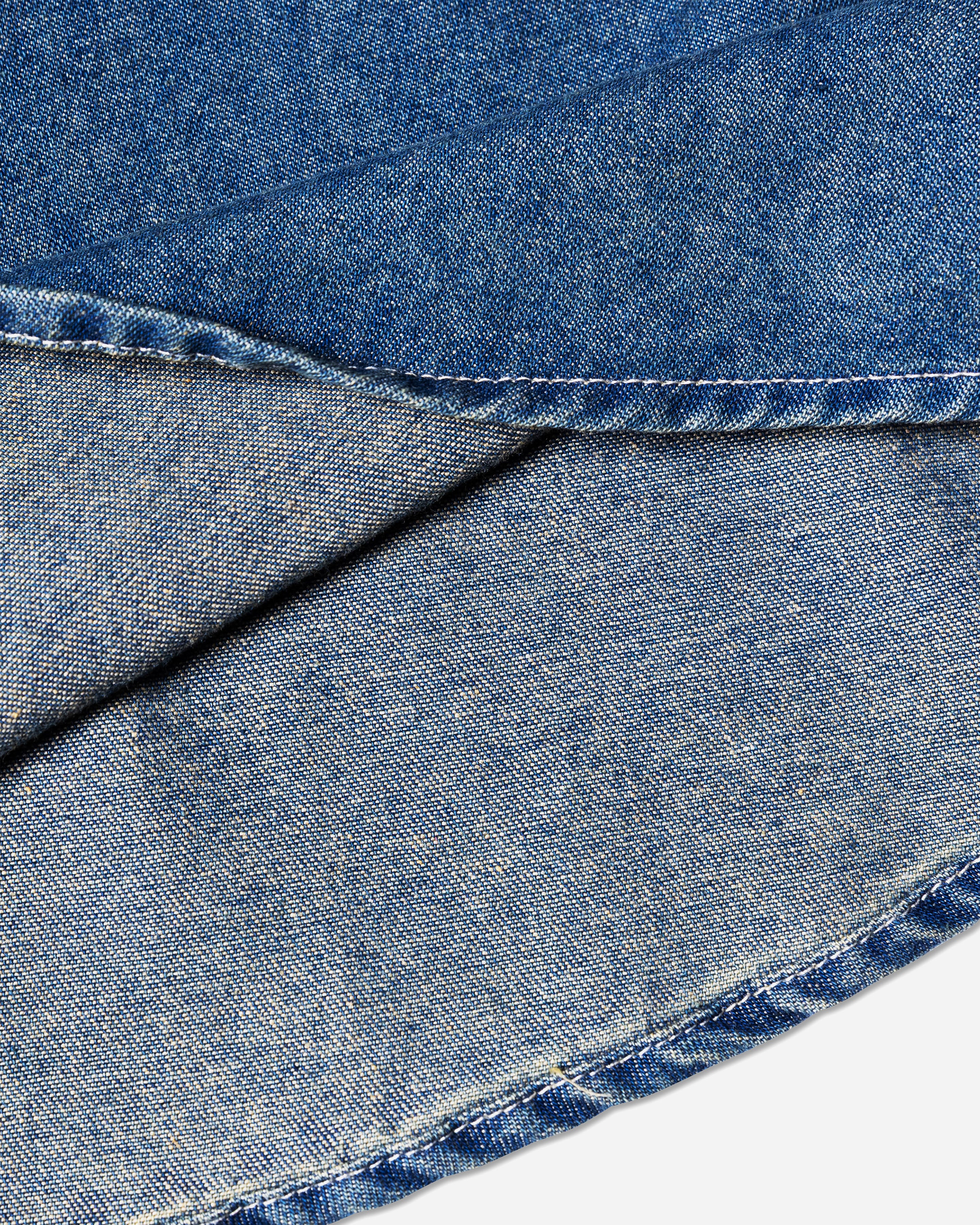 WESTERN ORIENTAL CHAPO SHIRT DARK BLUE